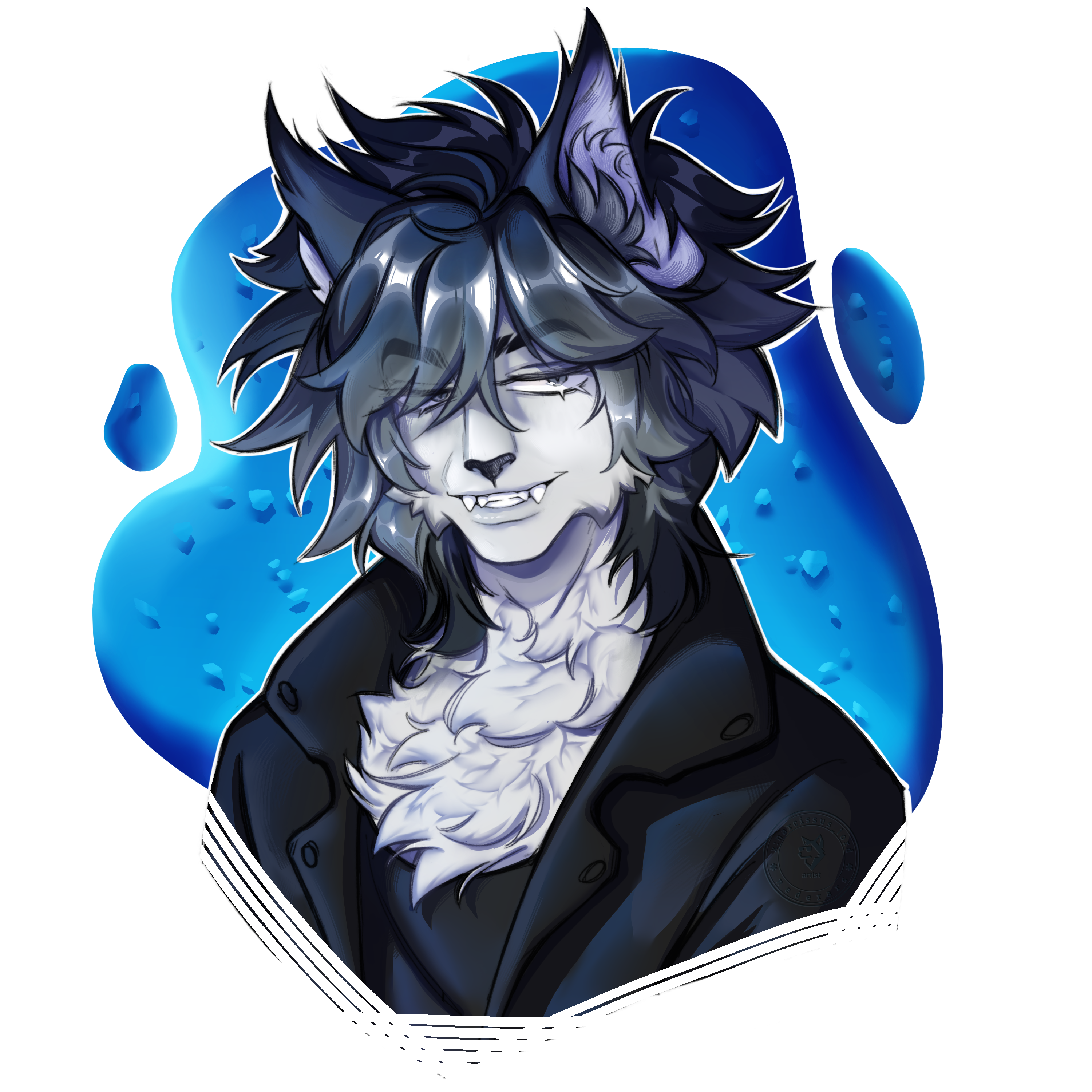 Commission Wolf portfolio artwork