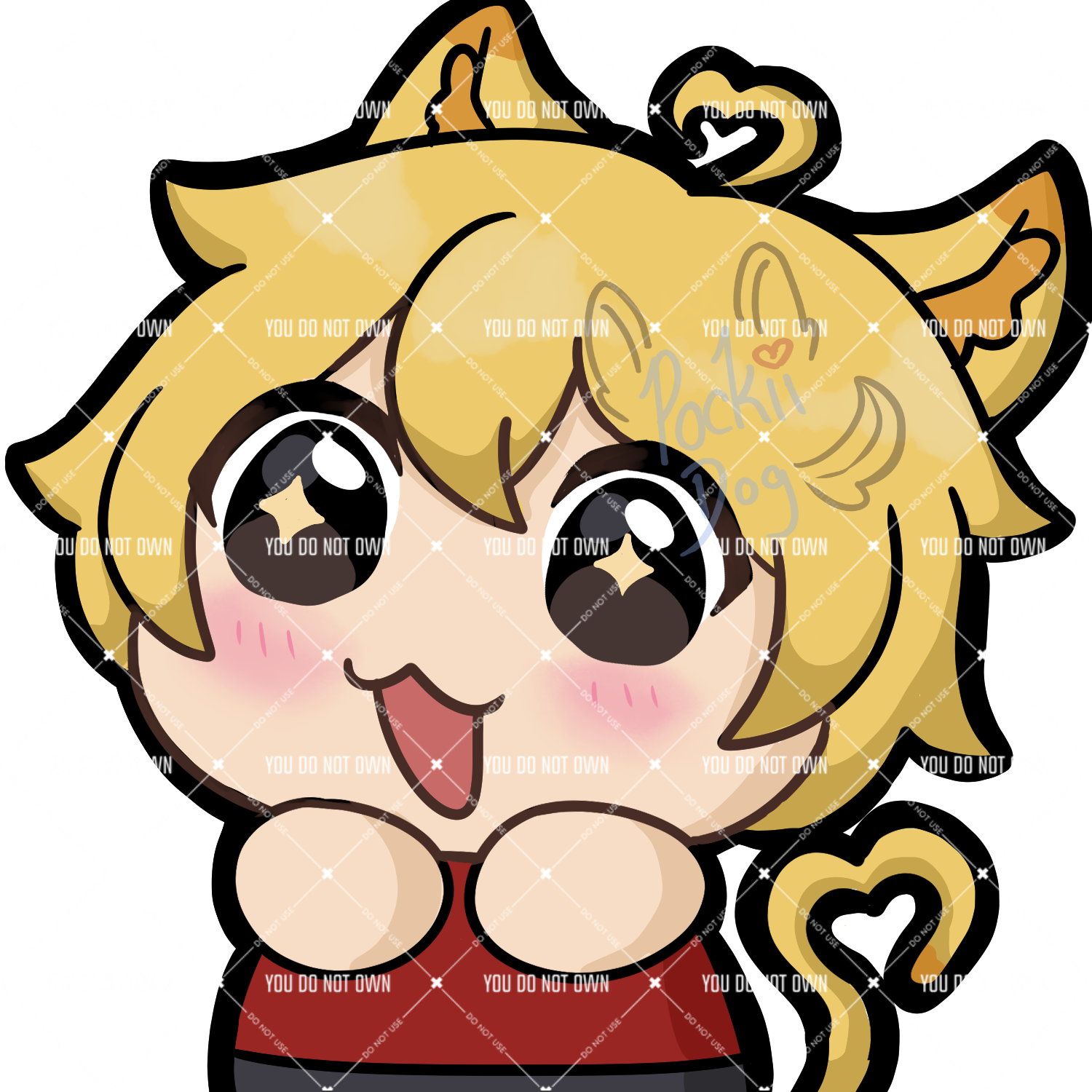 Custom emotes from scratch for Corniidog portfolio artwork