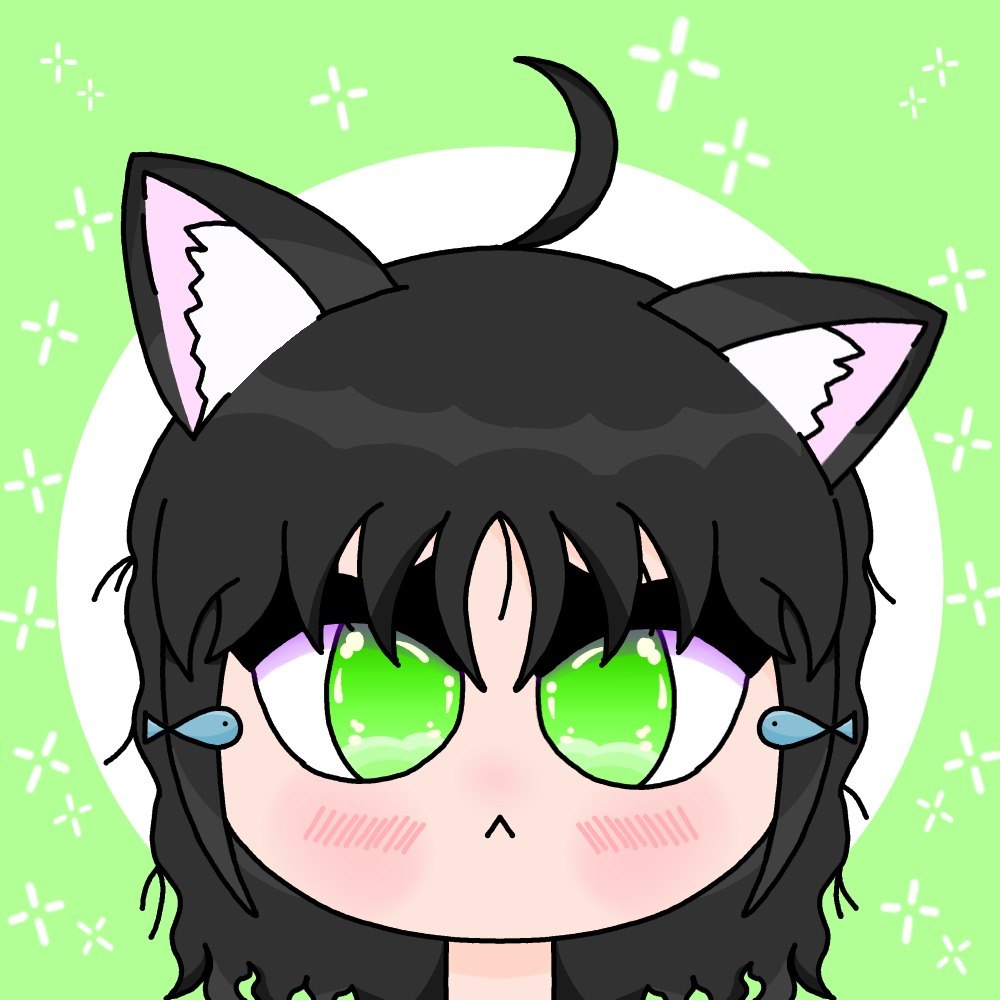 Saka (OC) chibi icon portfolio artwork