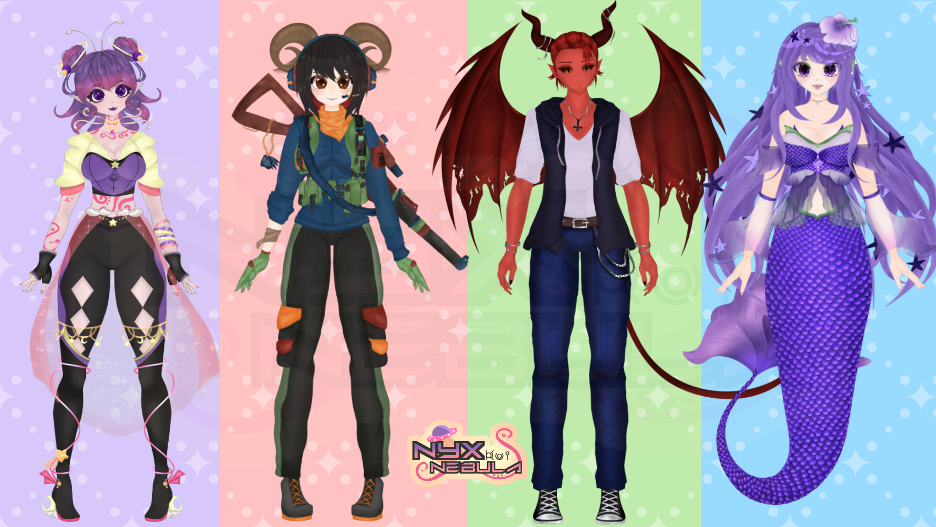 VTuber Models - 2025/2026 ~My Personal & 3 VGen Comms~ portfolio artwork