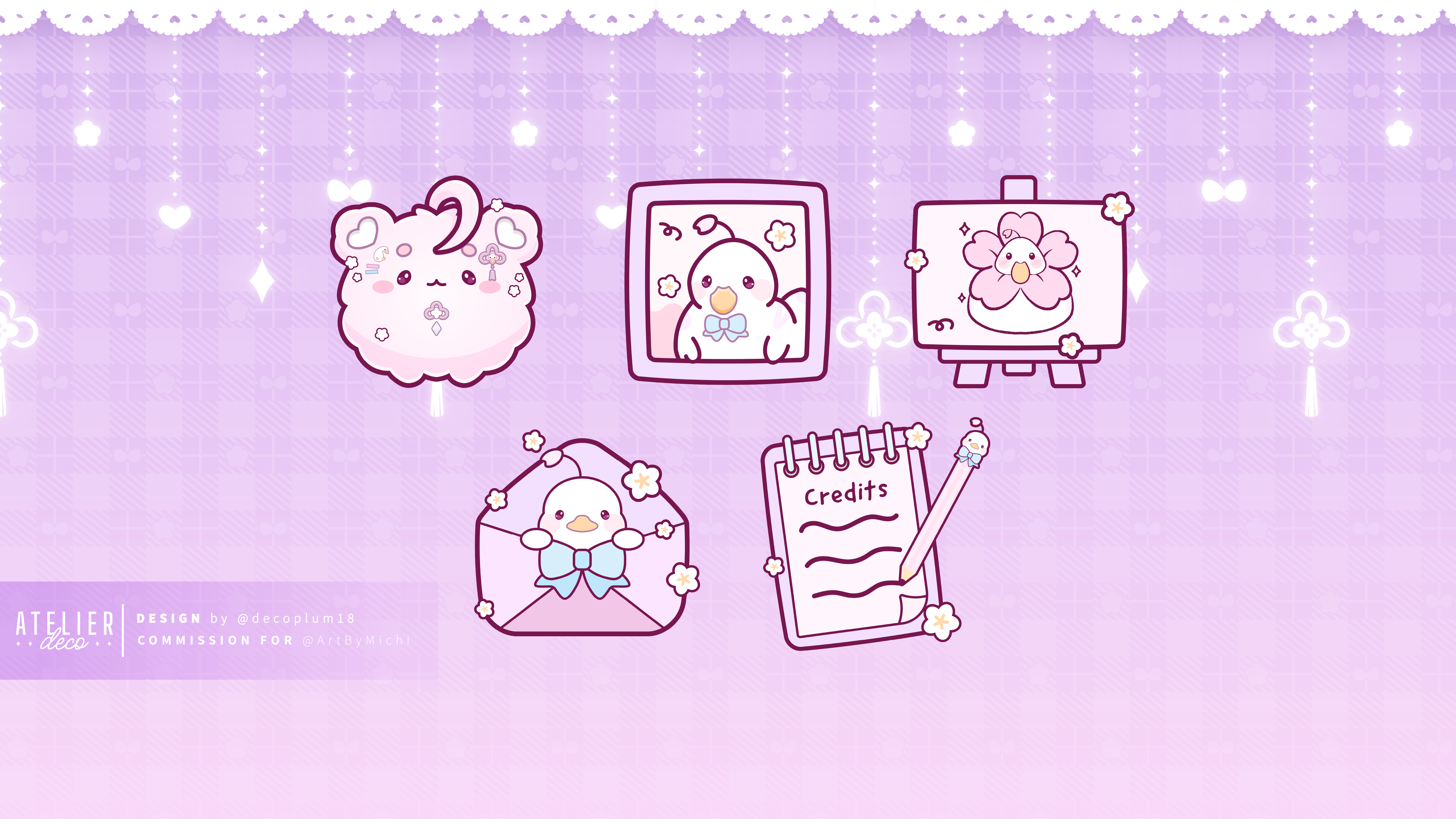 Michi Carrd Showcase portfolio artwork
