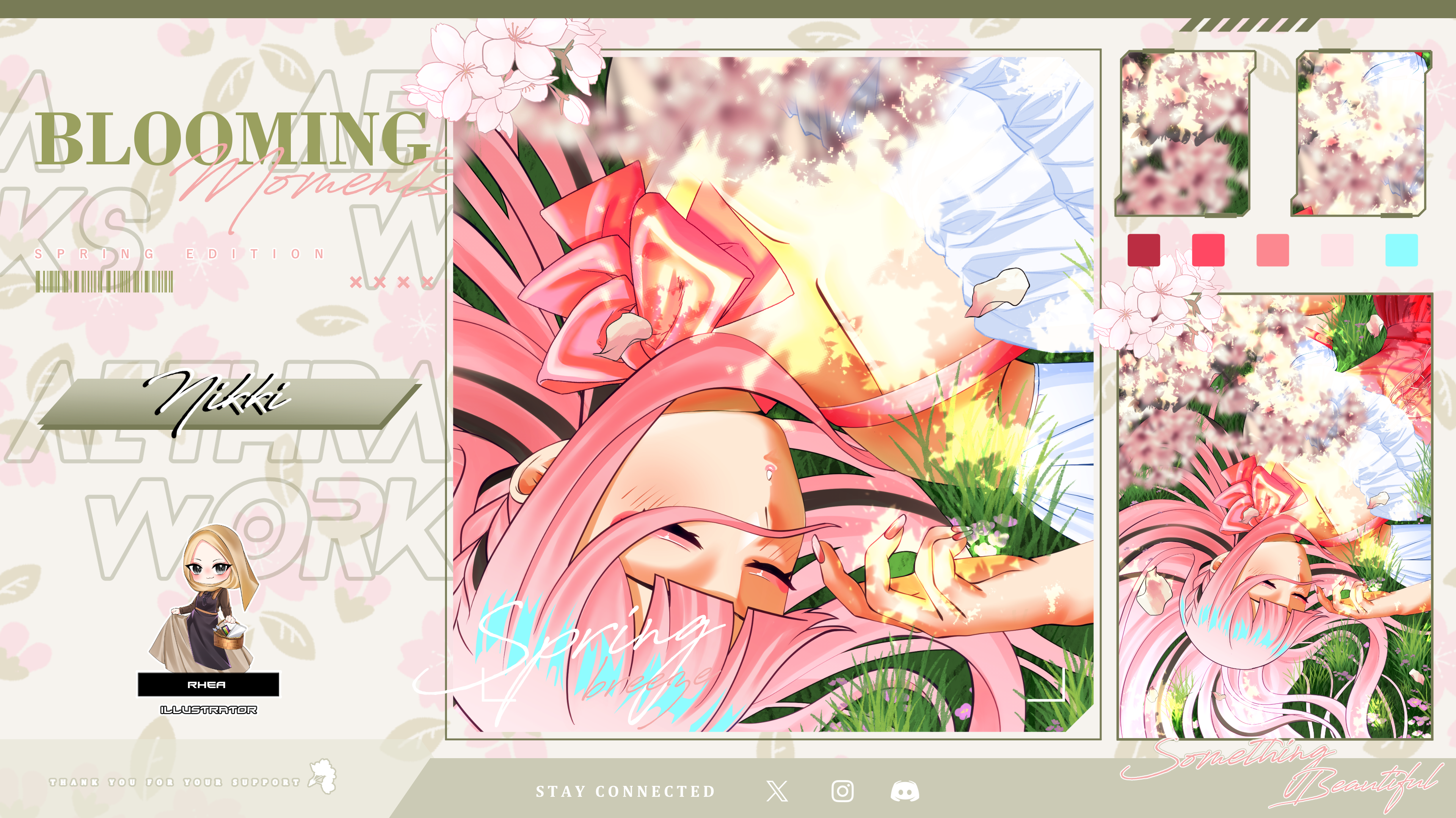Nikki's SpringSession portfolio artwork