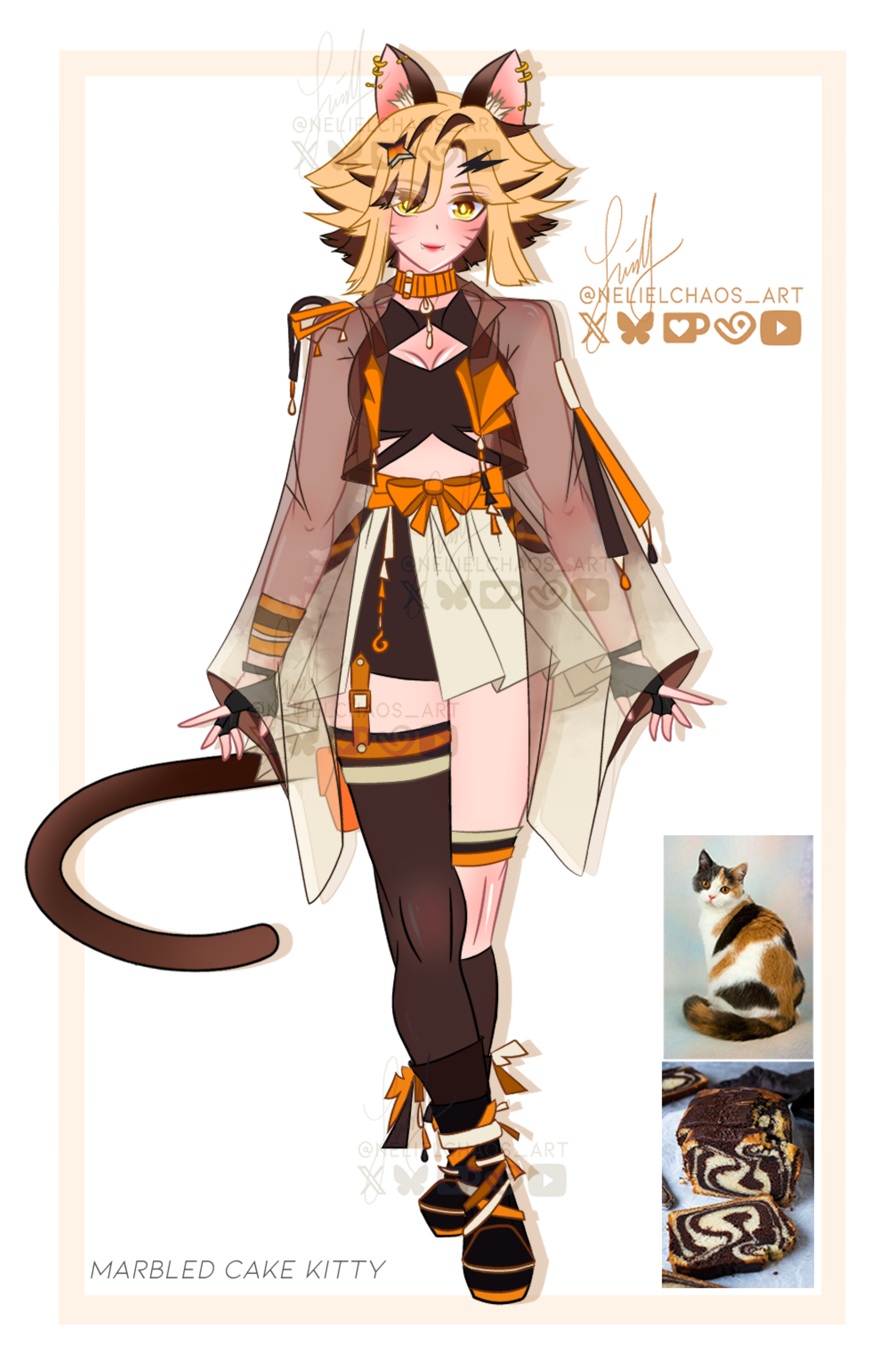For Custom Character designs portfolio artwork