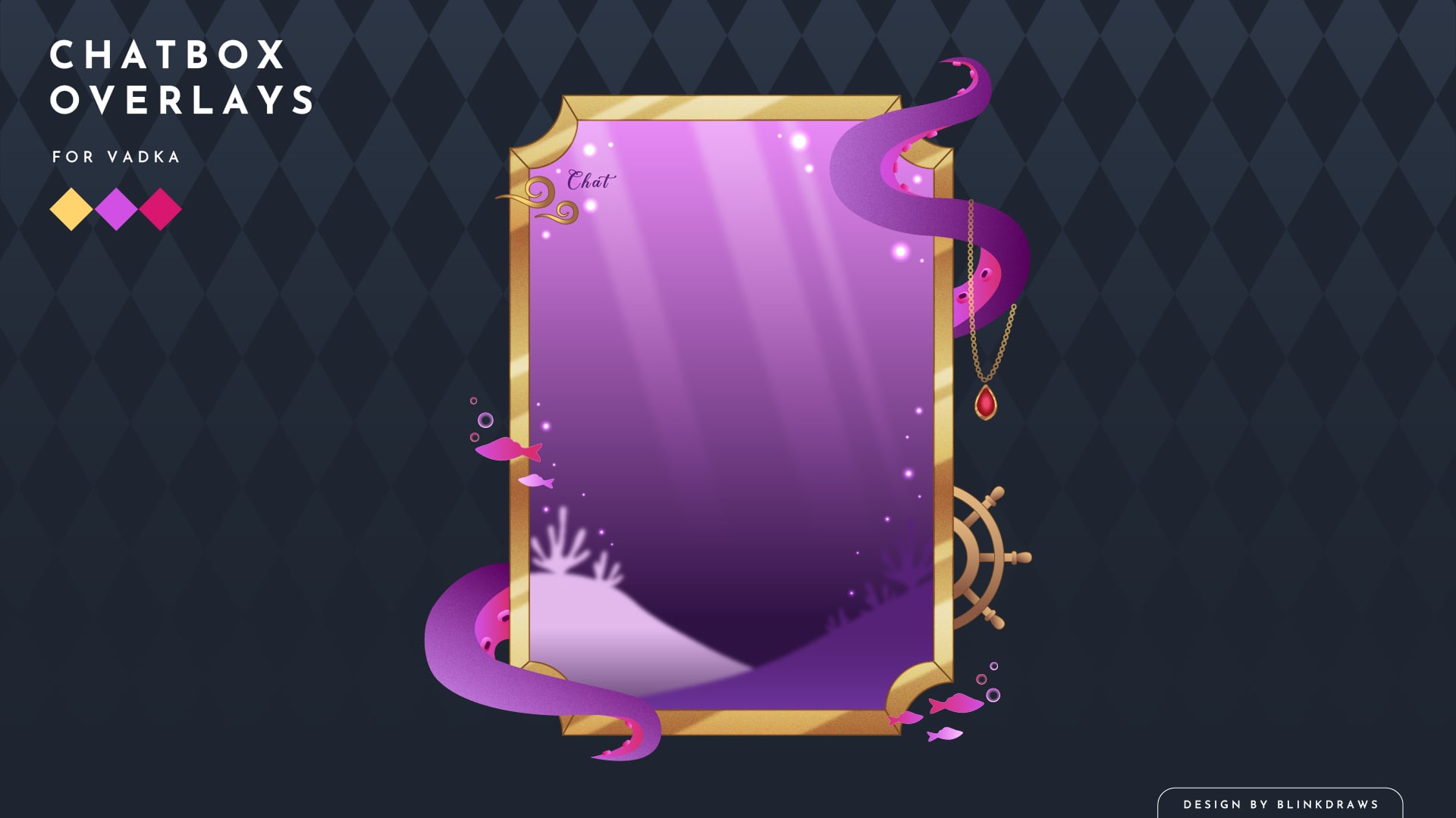 Vadka's Chatbox Overlays | Static or Animated | for custom backgrounds portfolio artwork