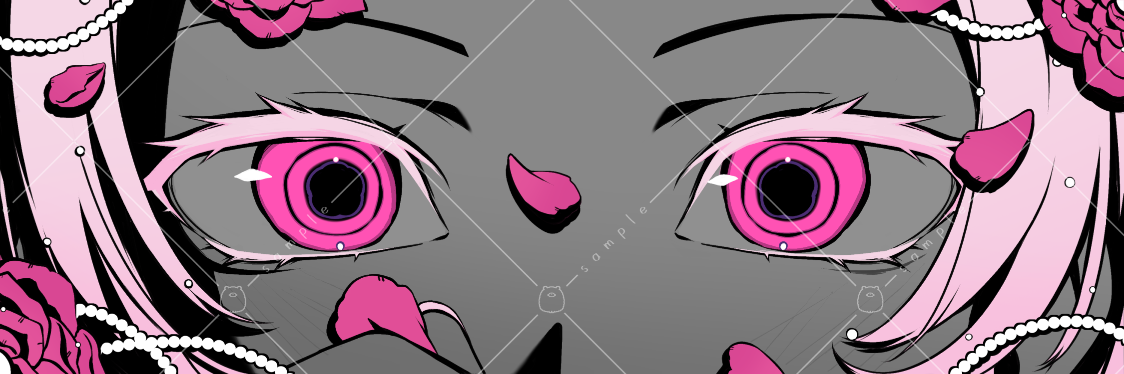 Eye Banner Commission [LucisRosa] portfolio artwork