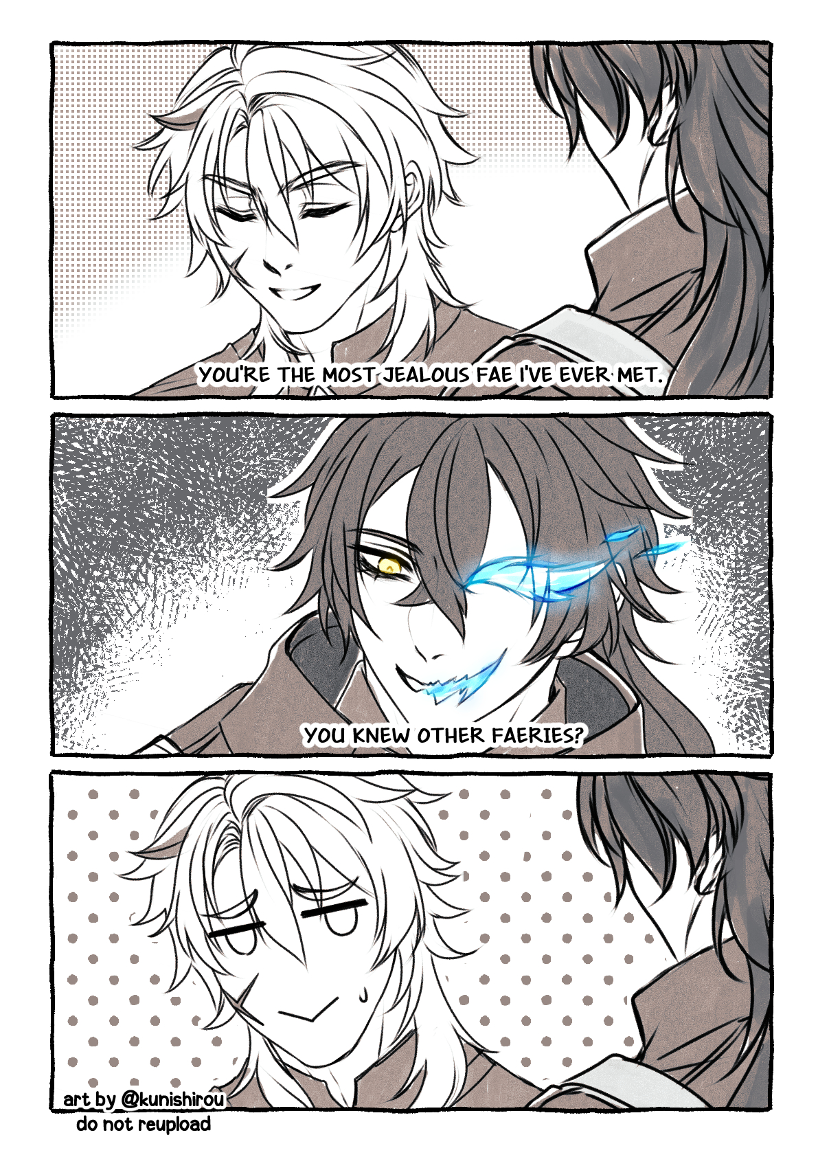 Clean Sketch Short Comic Samples portfolio artwork