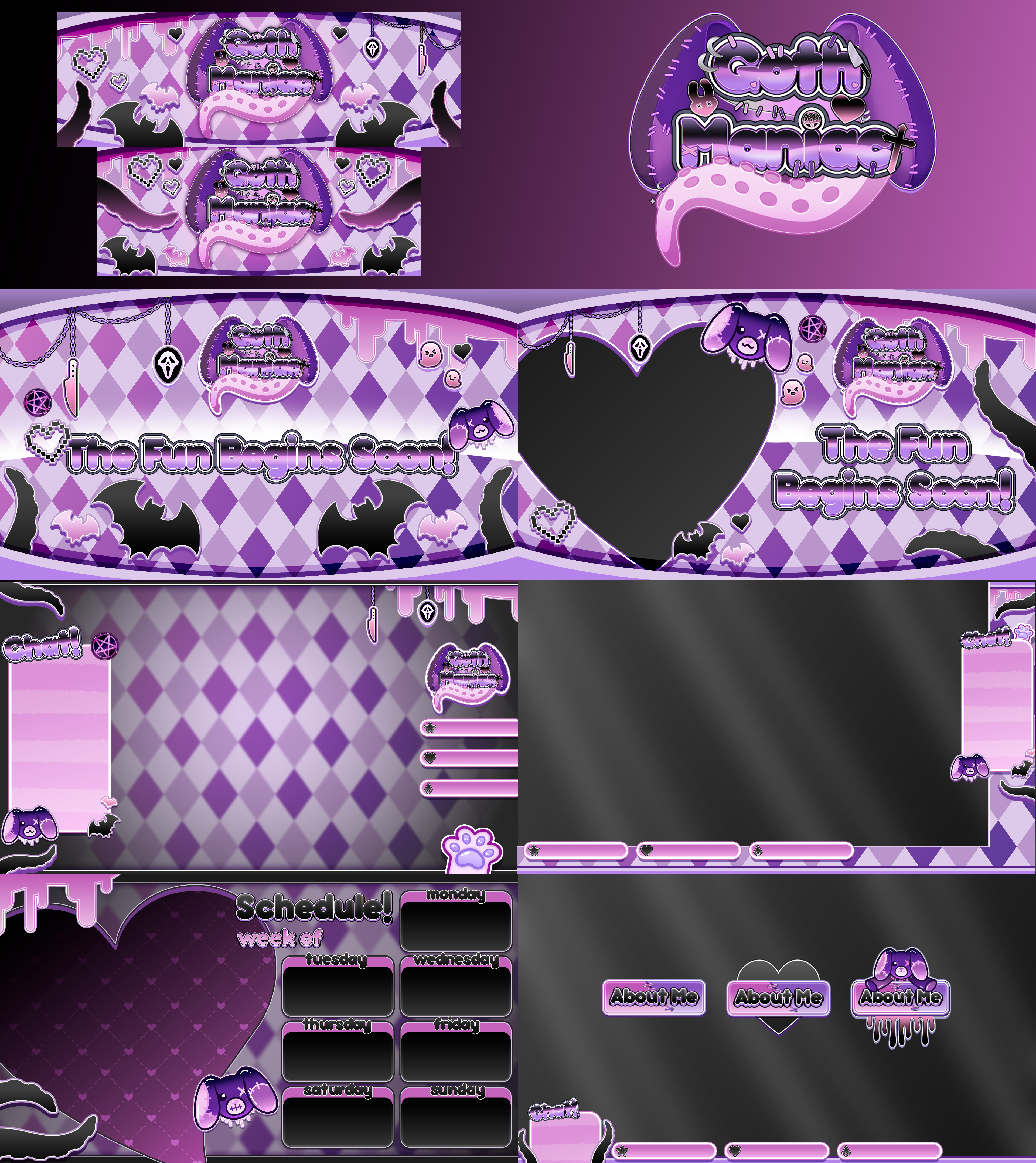 Goth Maniac portfolio artwork