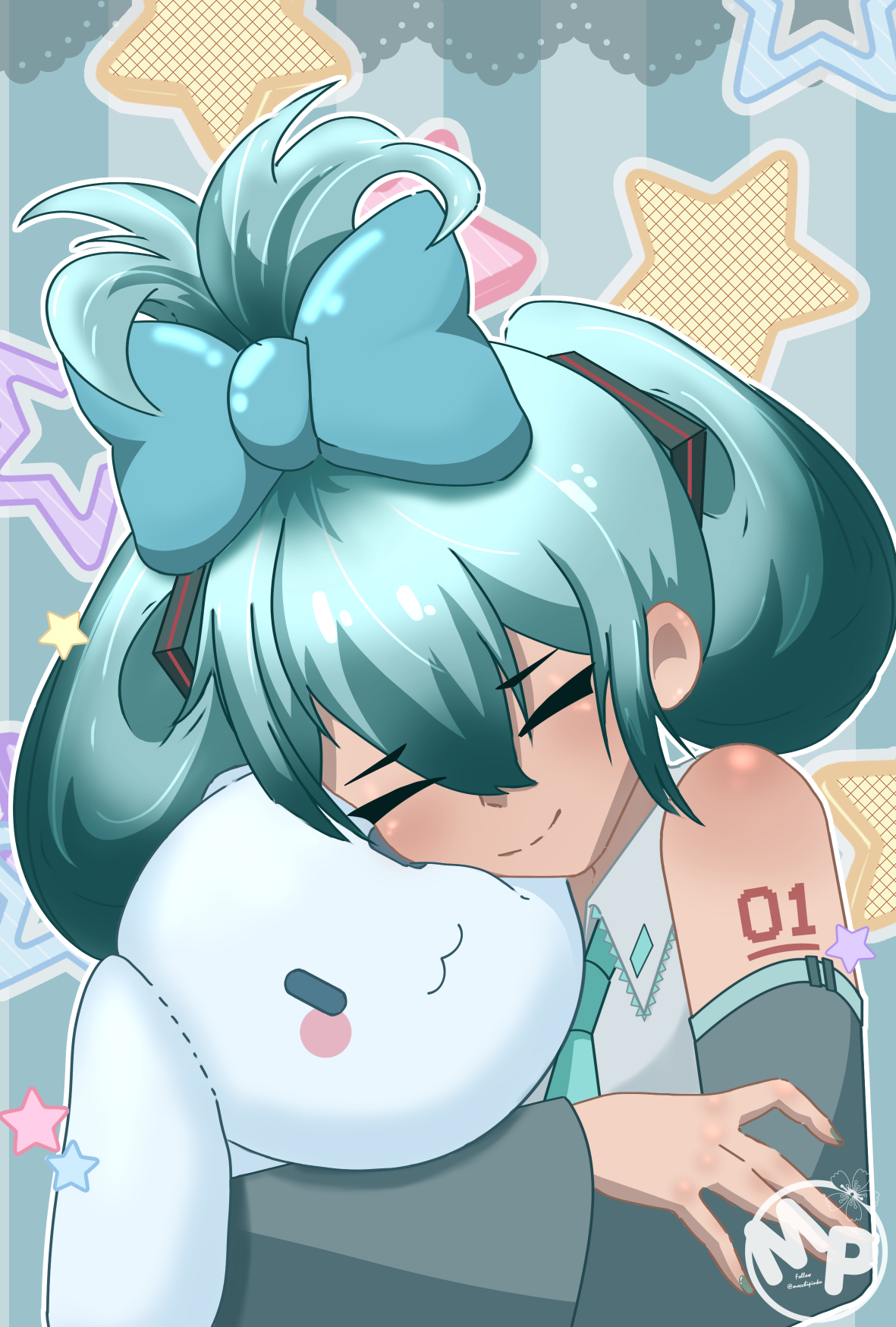 Miku x cinnamoroll (˶>⩊<˶) shop item