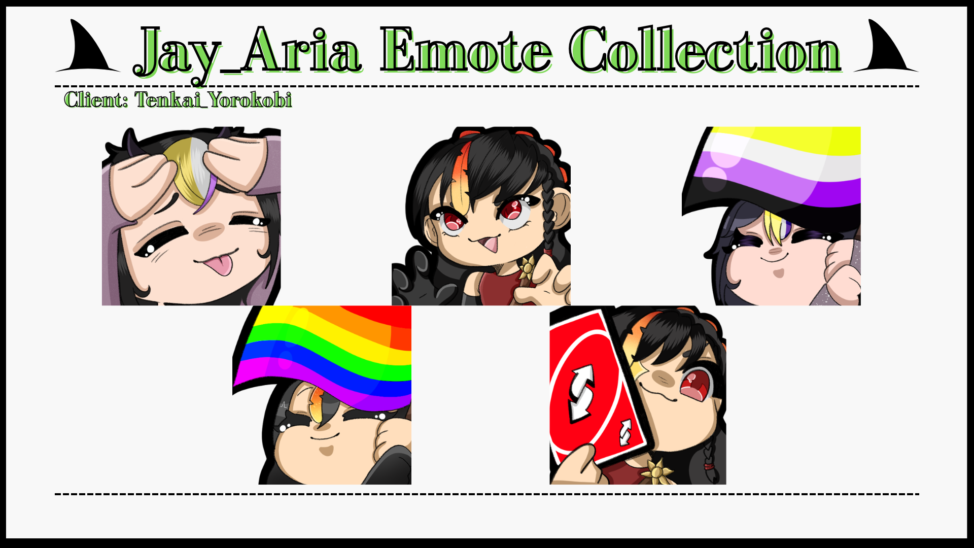 Emotes portfolio artwork