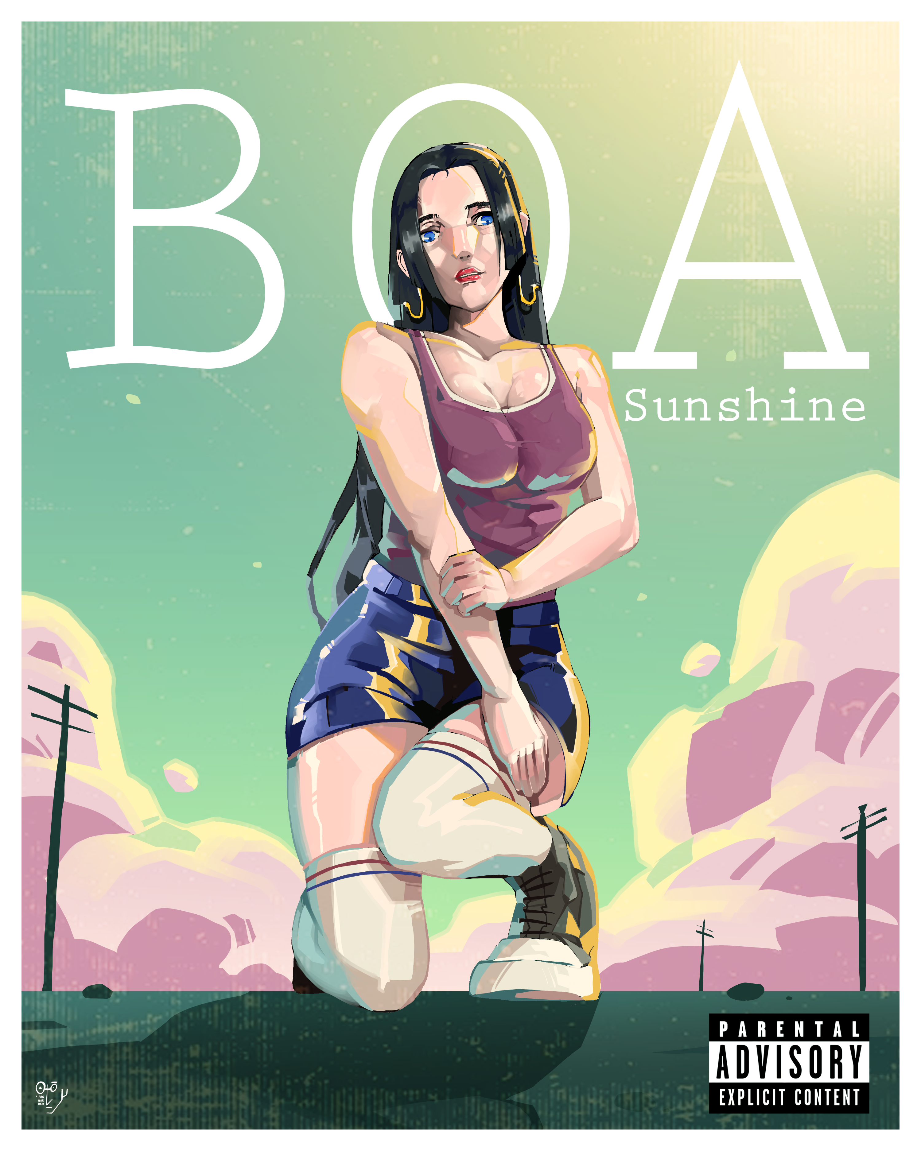 When Boa Hancock decided to became a popstar ✨✨✨ portfolio artwork