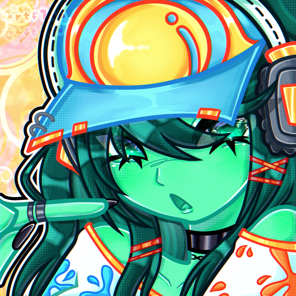 Rei's Headshot ⸝⸝🌺 on vgen portfolio artwork