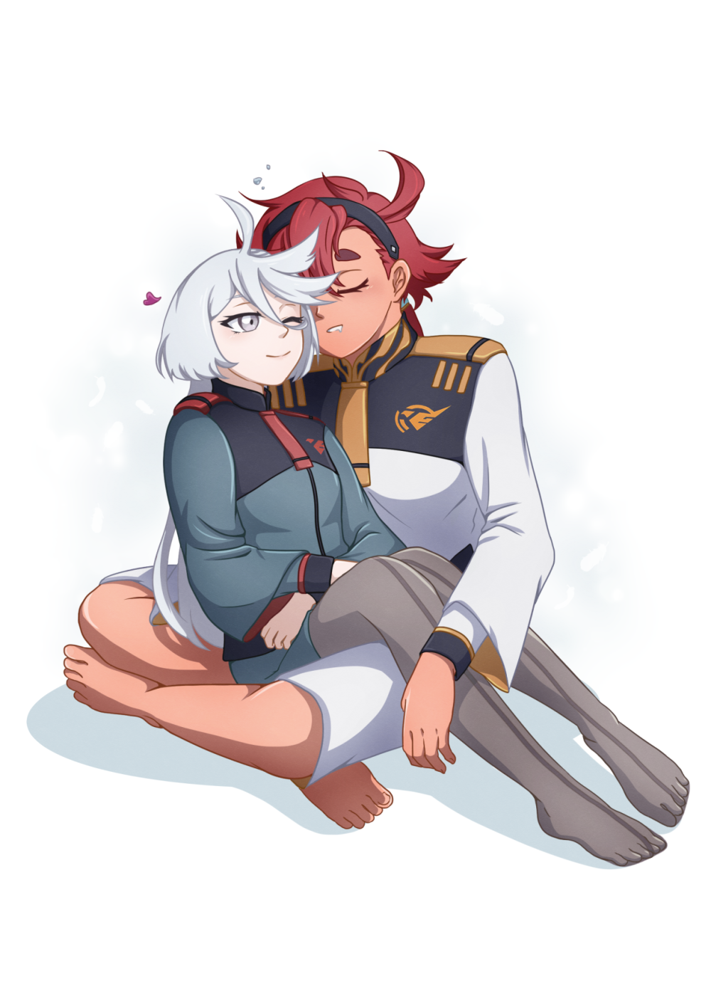 Suletta & Miorine - Sleepy portfolio artwork