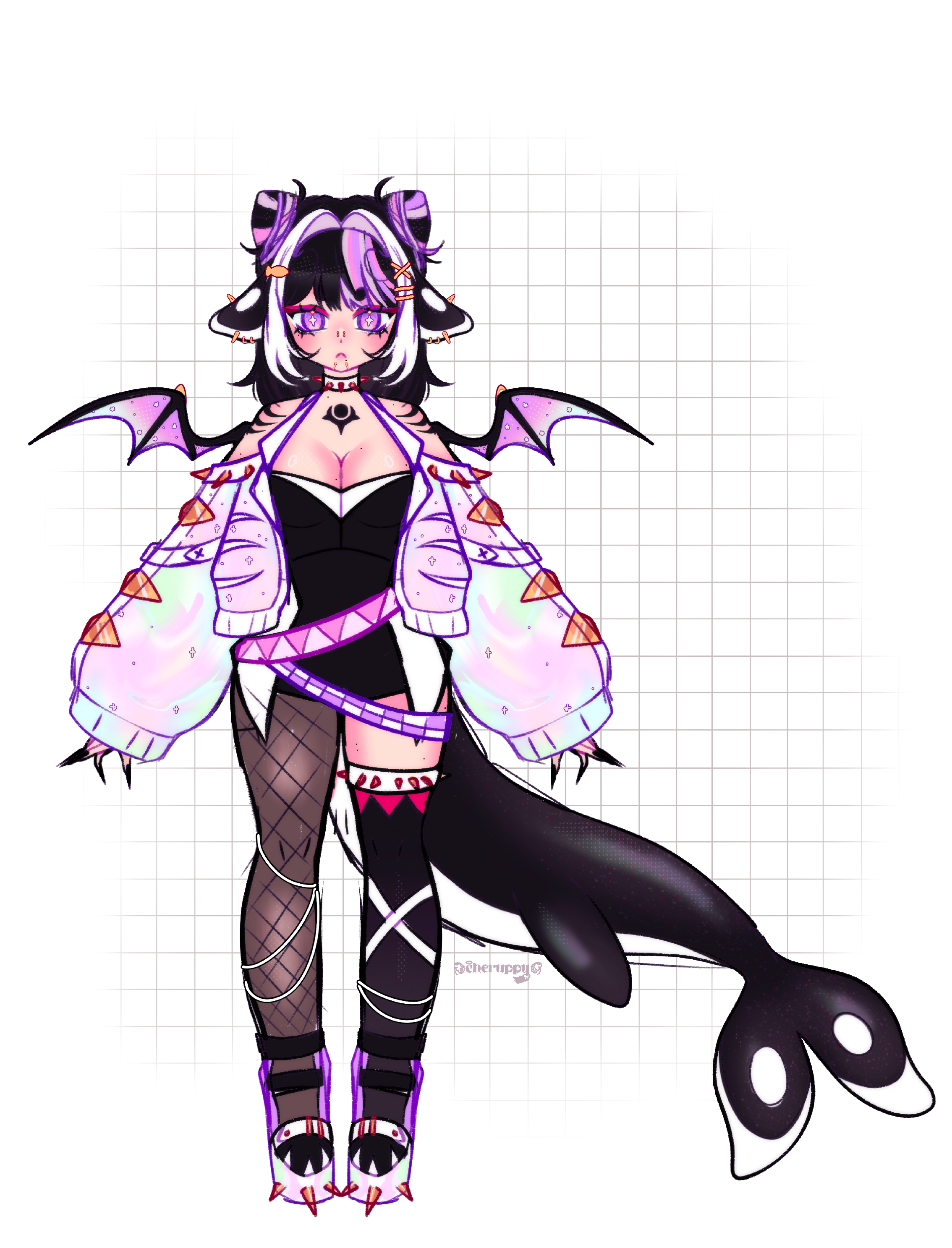 Orca girl portfolio artwork