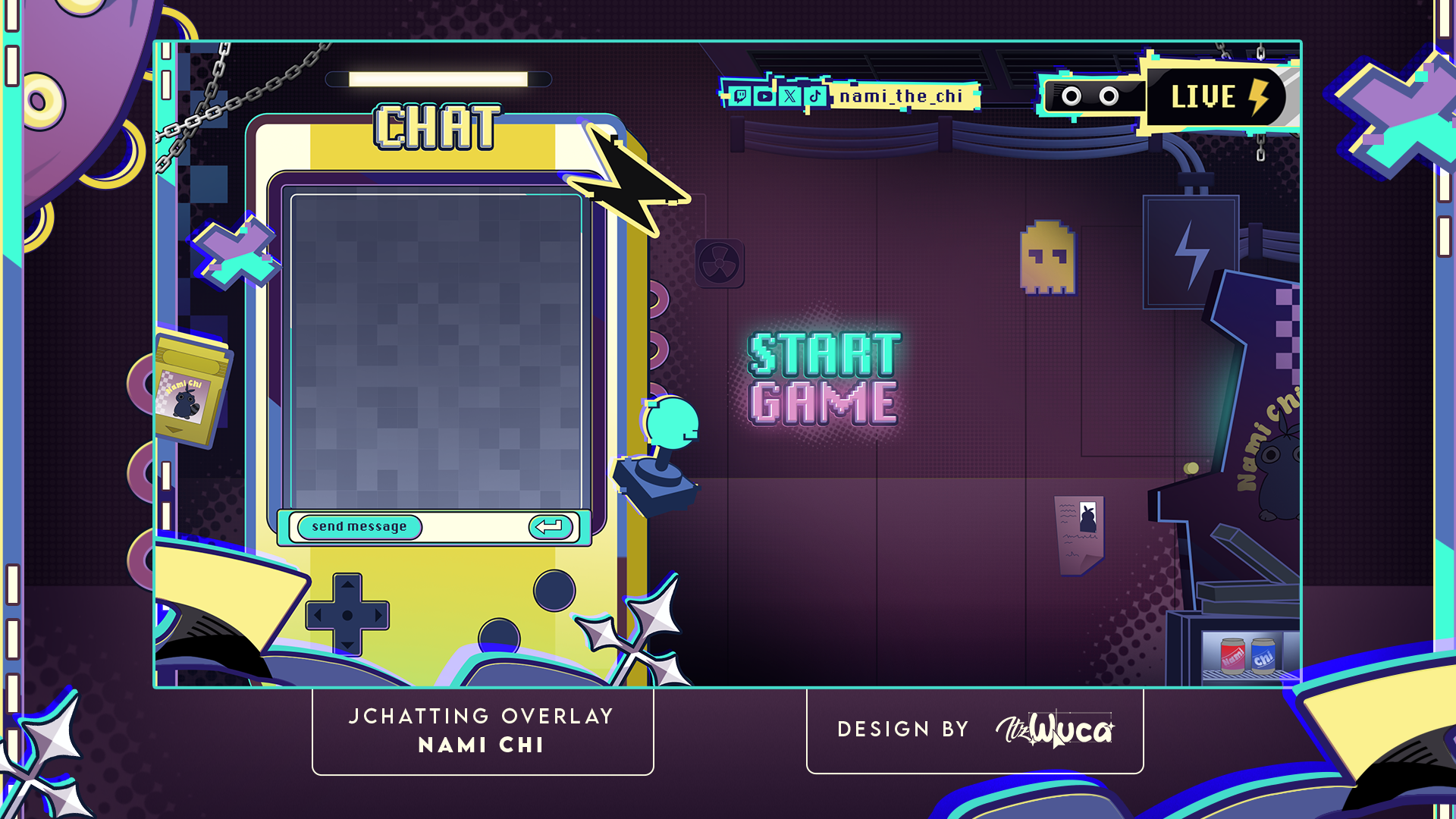 NamiTheChi's static Just Chatting OV portfolio artwork
