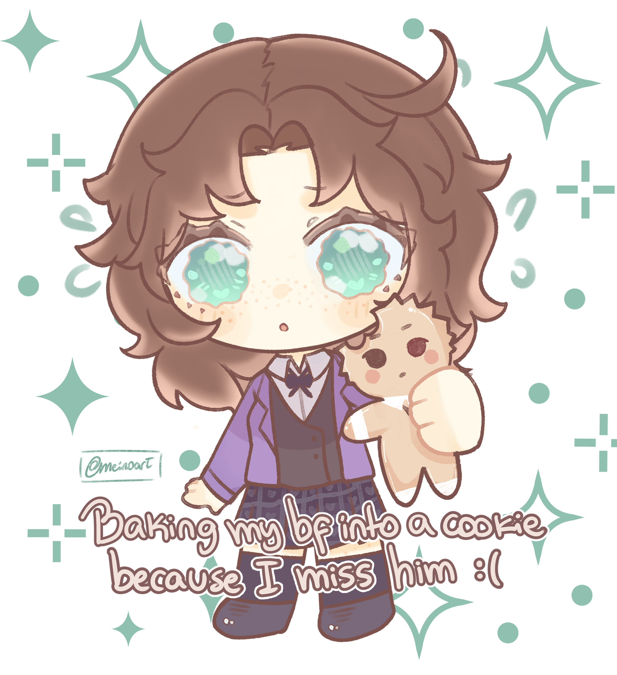 ꔫ I baked a BF cookie! ꔫ 2 portfolio artwork