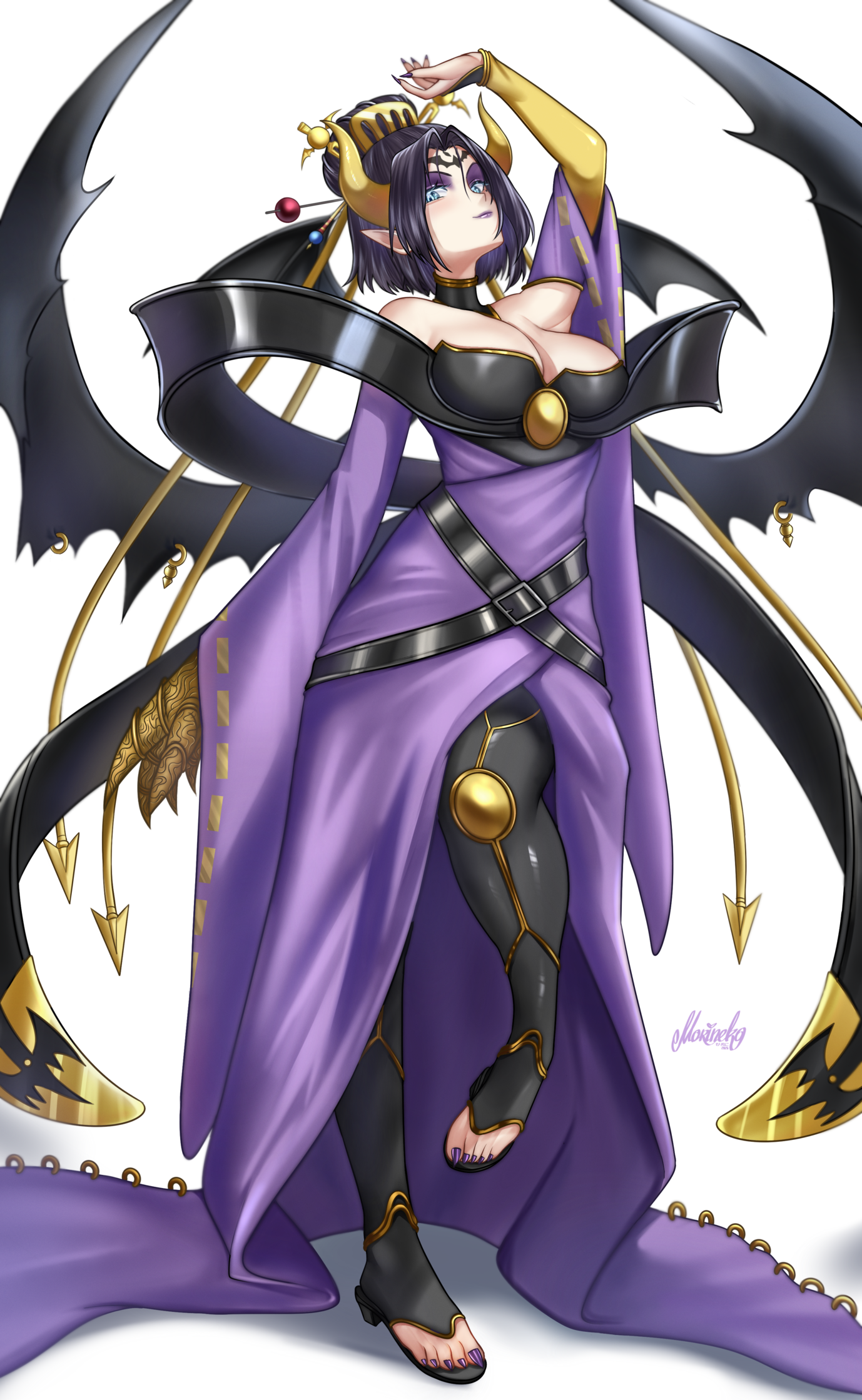 Lilithmon Digimon Fullbody commission portfolio artwork