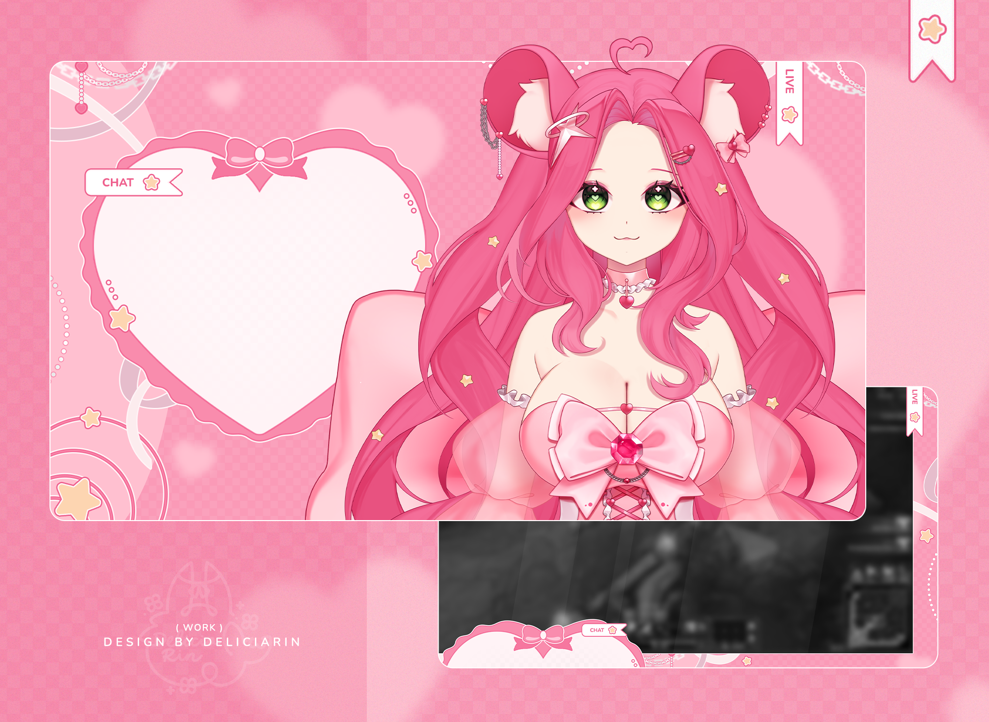 Design for @itsmisasoup portfolio artwork
