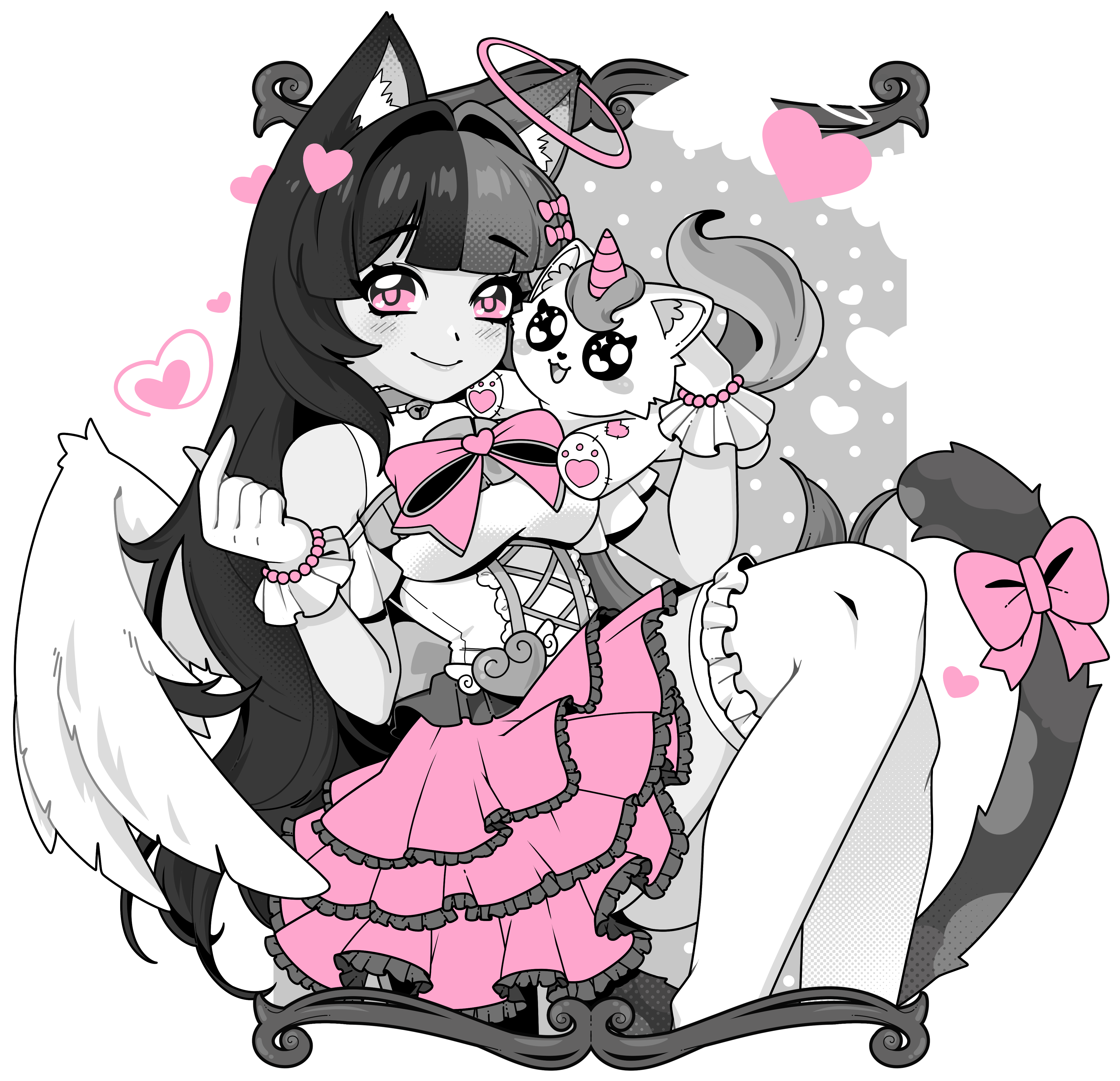 Morganite 𓆩💖𓆪's Waifu Cup style portfolio artwork