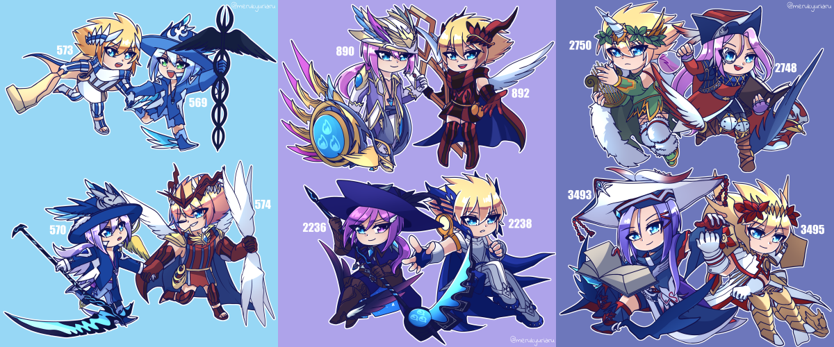 [Chibi Sample] Progress portfolio artwork