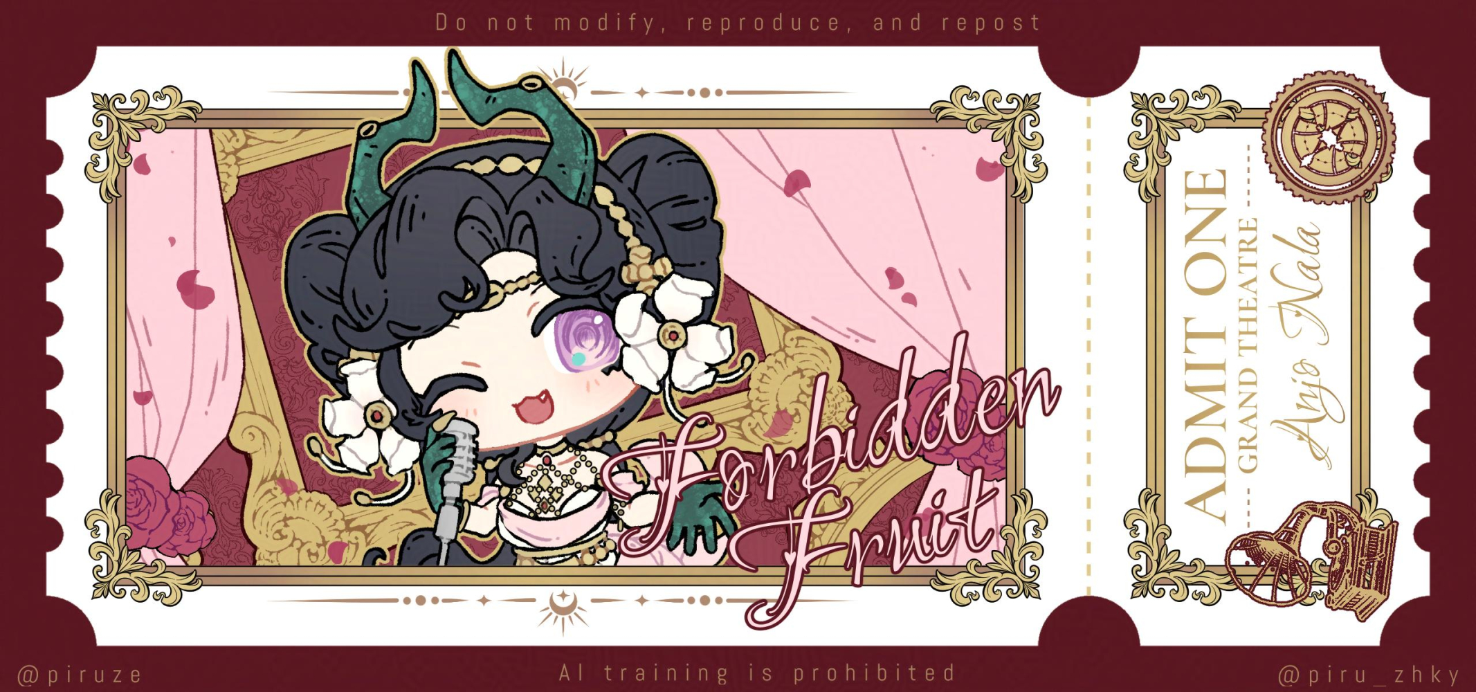 YCH Chibi Ticket Fanart: Anjo Nala portfolio artwork