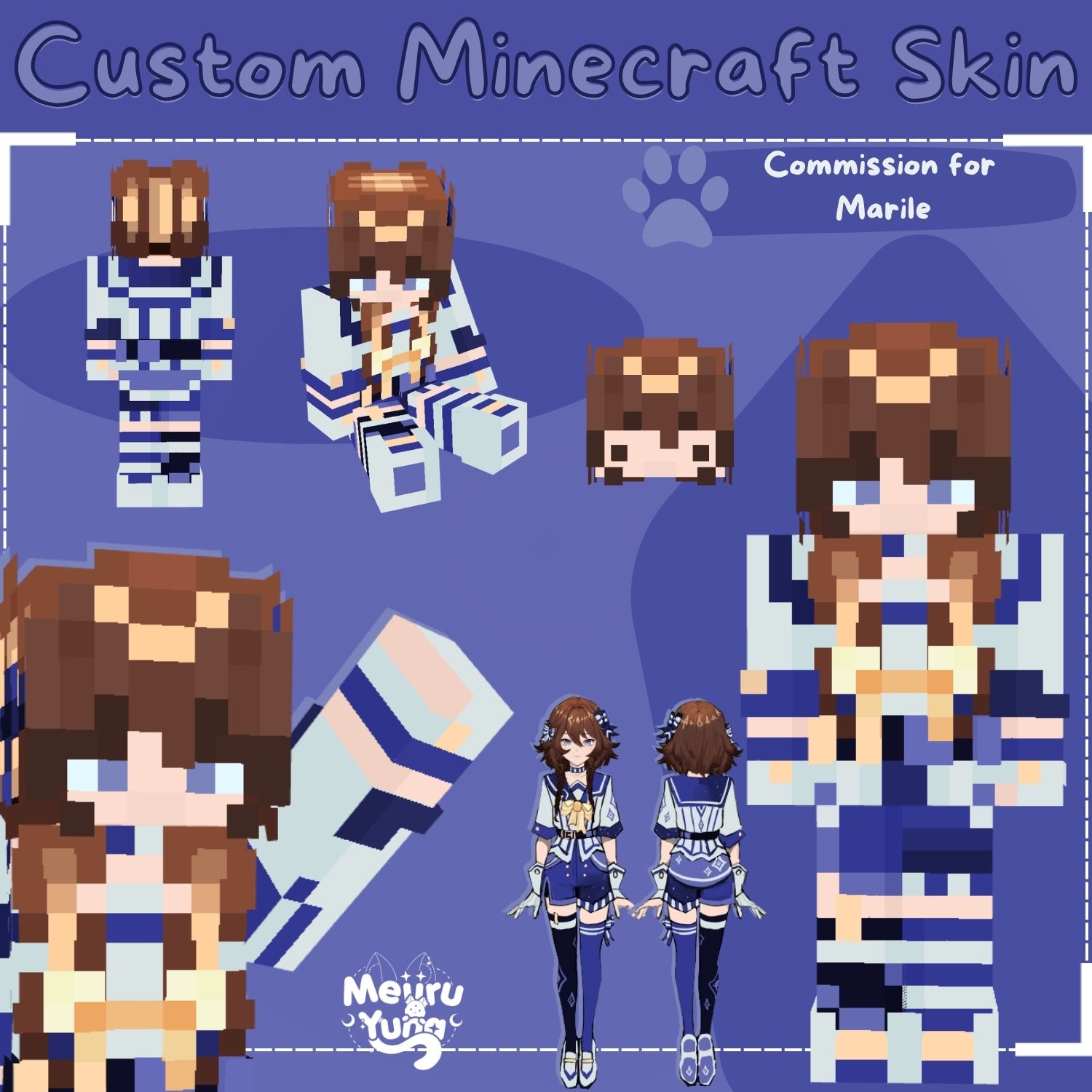 Marile's Minecraft Skin portfolio artwork