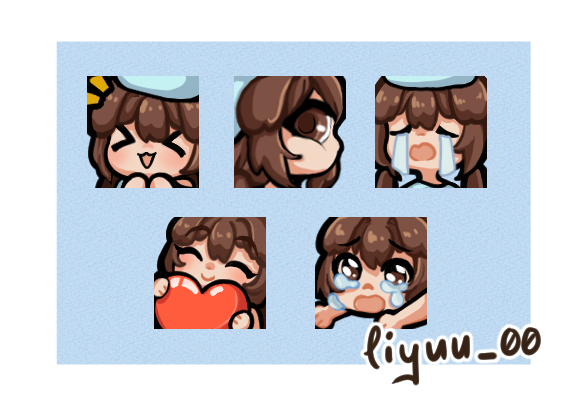 Emote Pack portfolio artwork
