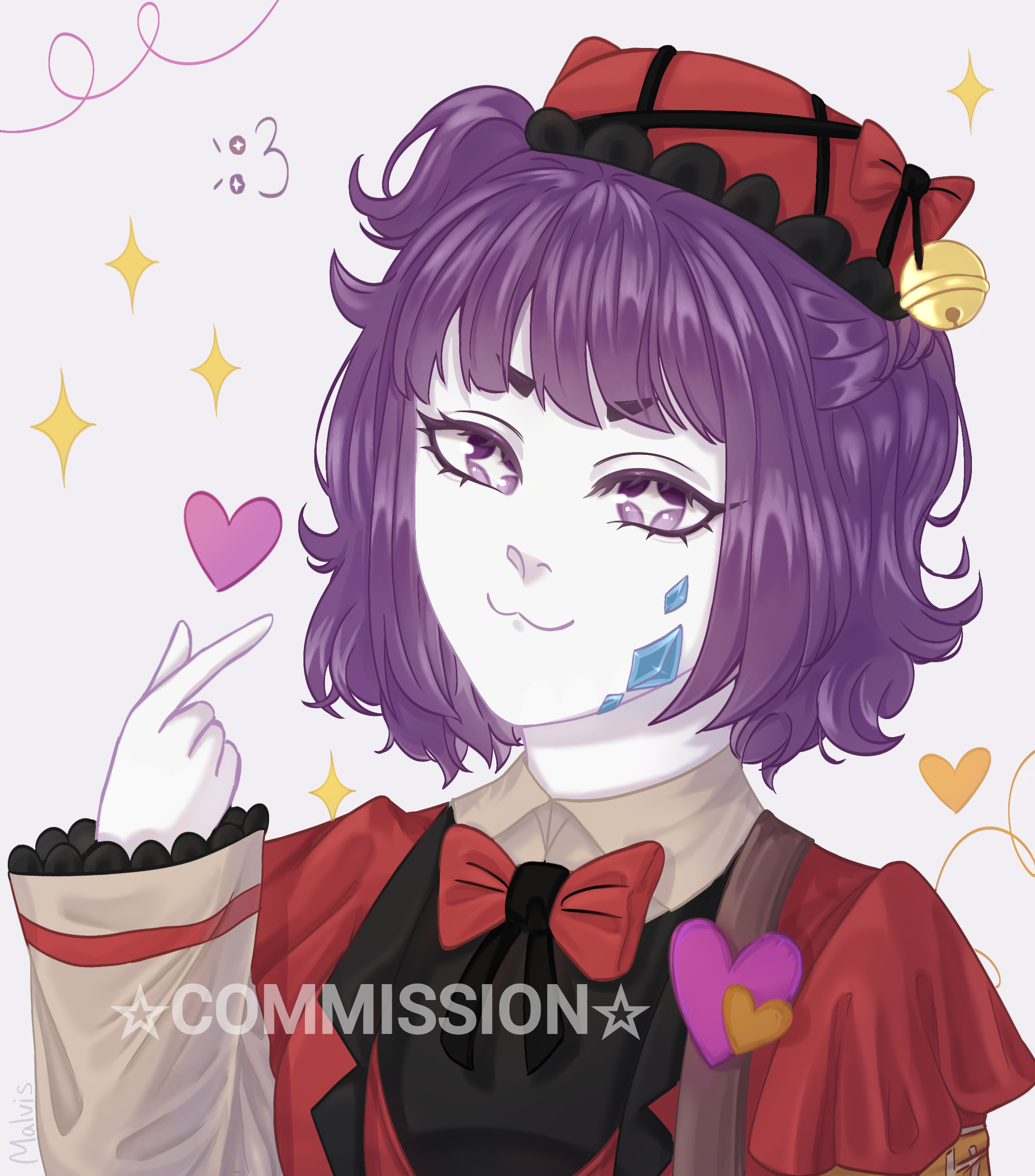 Color art comm result portfolio artwork