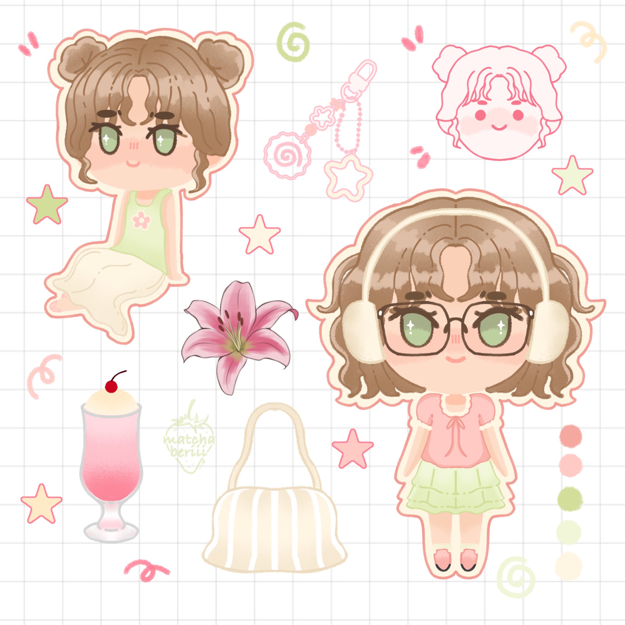 new character sheet design ~ portfolio artwork