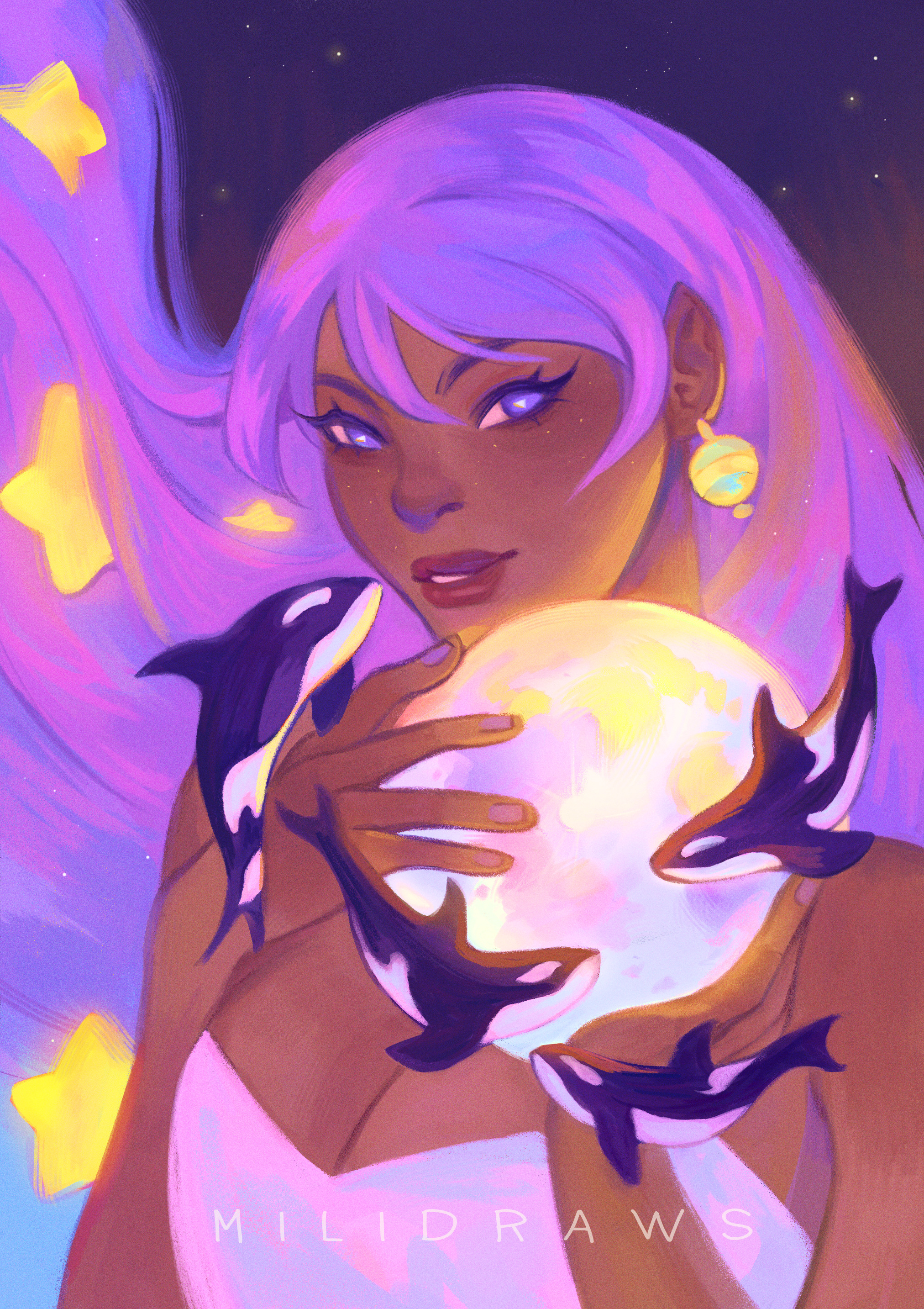 Portrait oc portfolio artwork