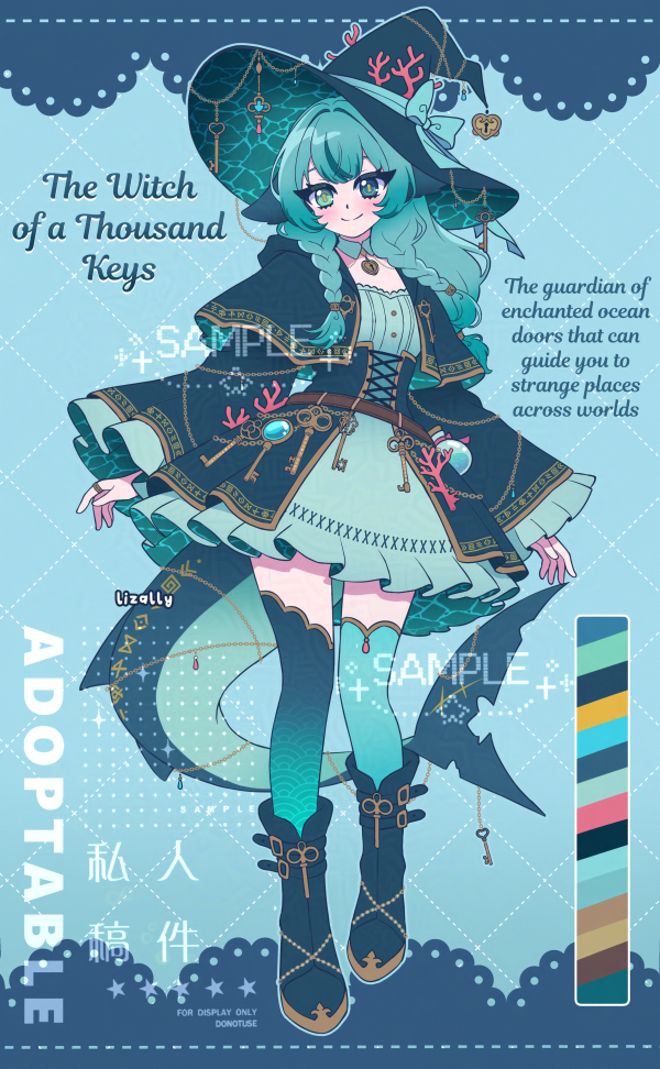 Arcane Keykeeper Ocean Witch (CLOSED) portfolio artwork