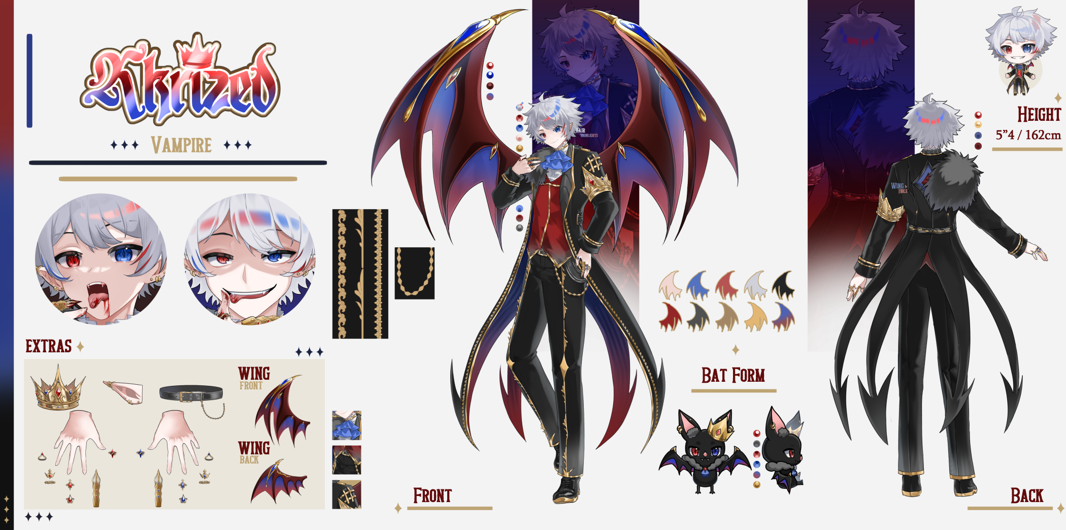 Anime Character Sheet Commission 02 portfolio artwork