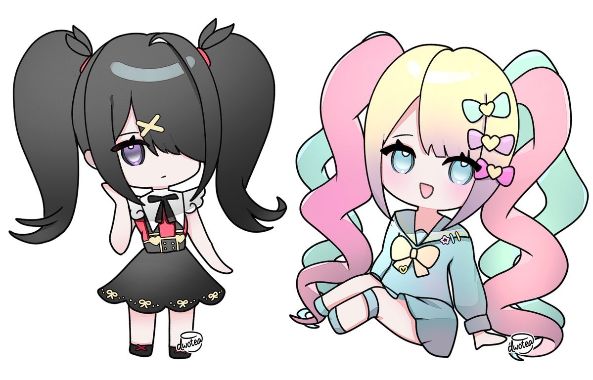 Needy Streamer Overload Chibis portfolio artwork