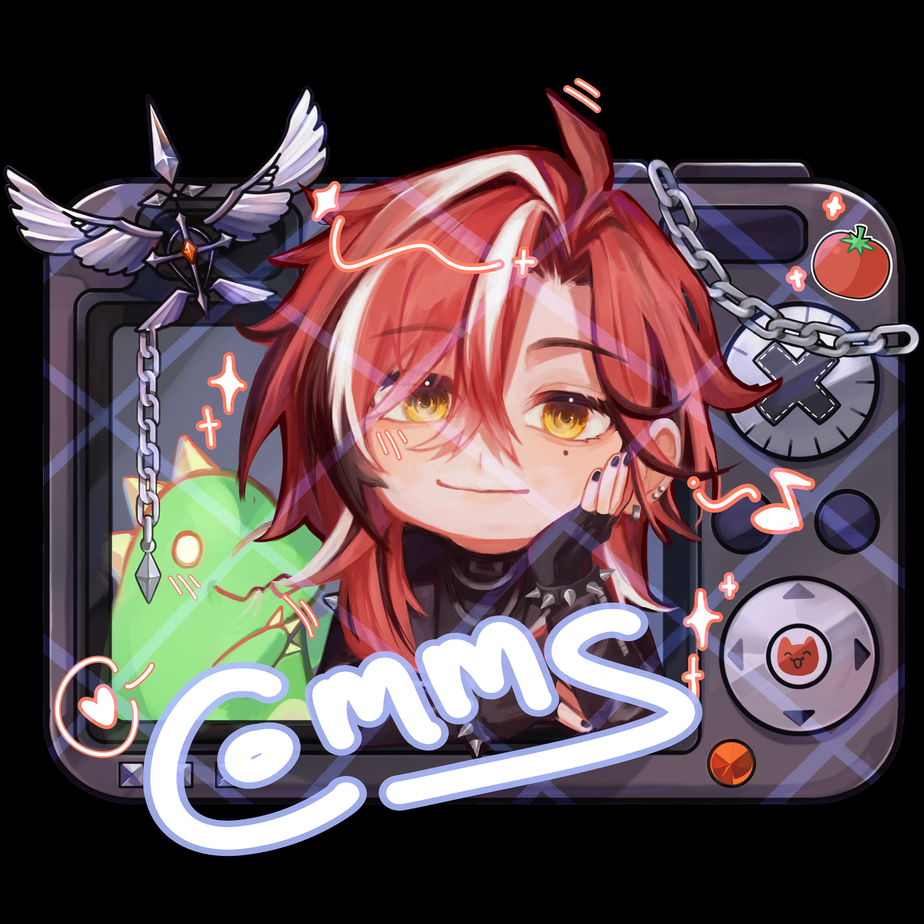 Semi chibi half body portfolio artwork