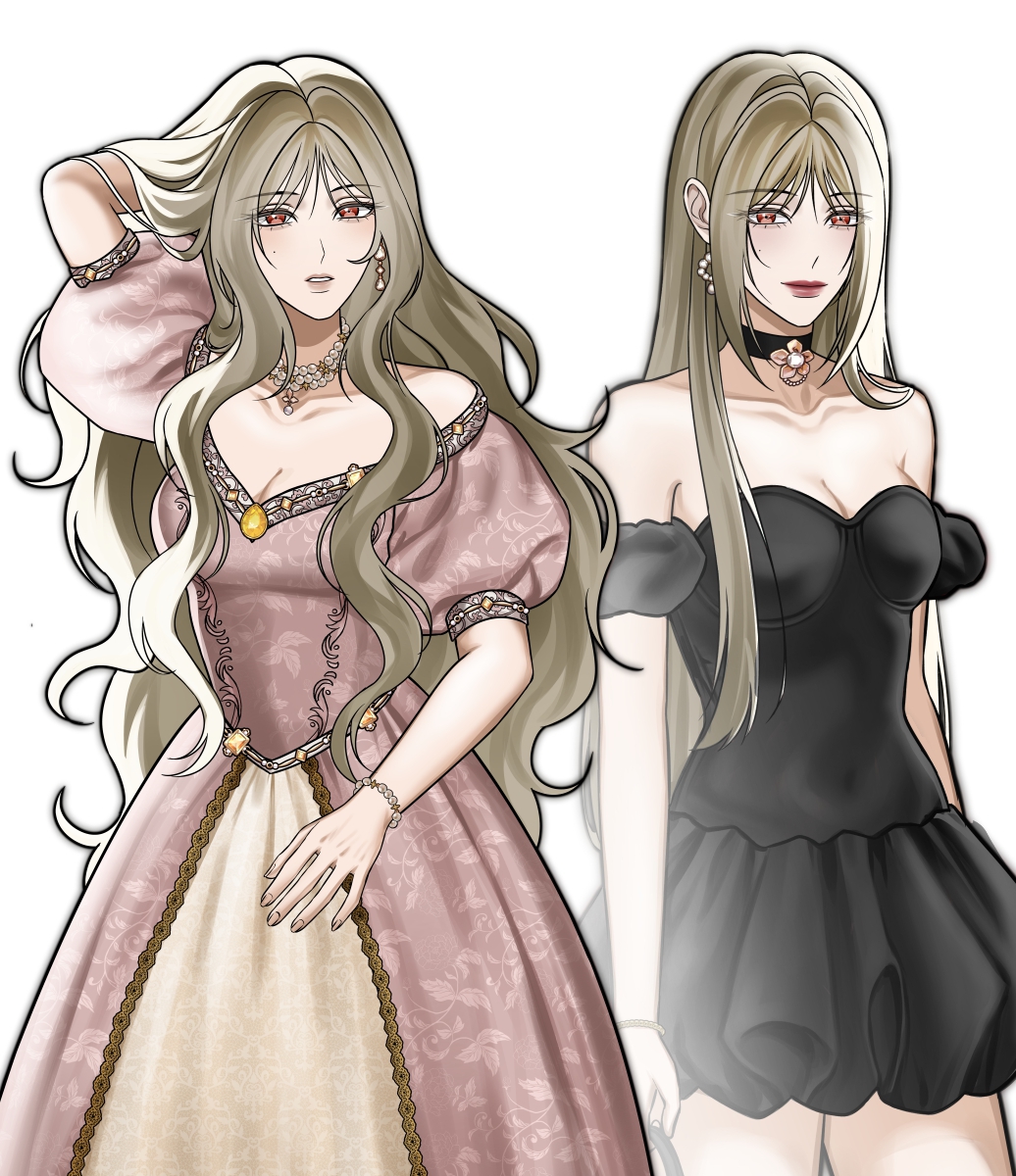 Modern to Historical Character Art Page portfolio artwork