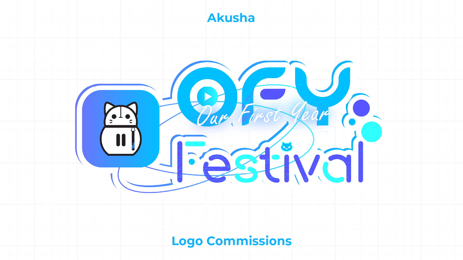 Our First Year Festival portfolio artwork
