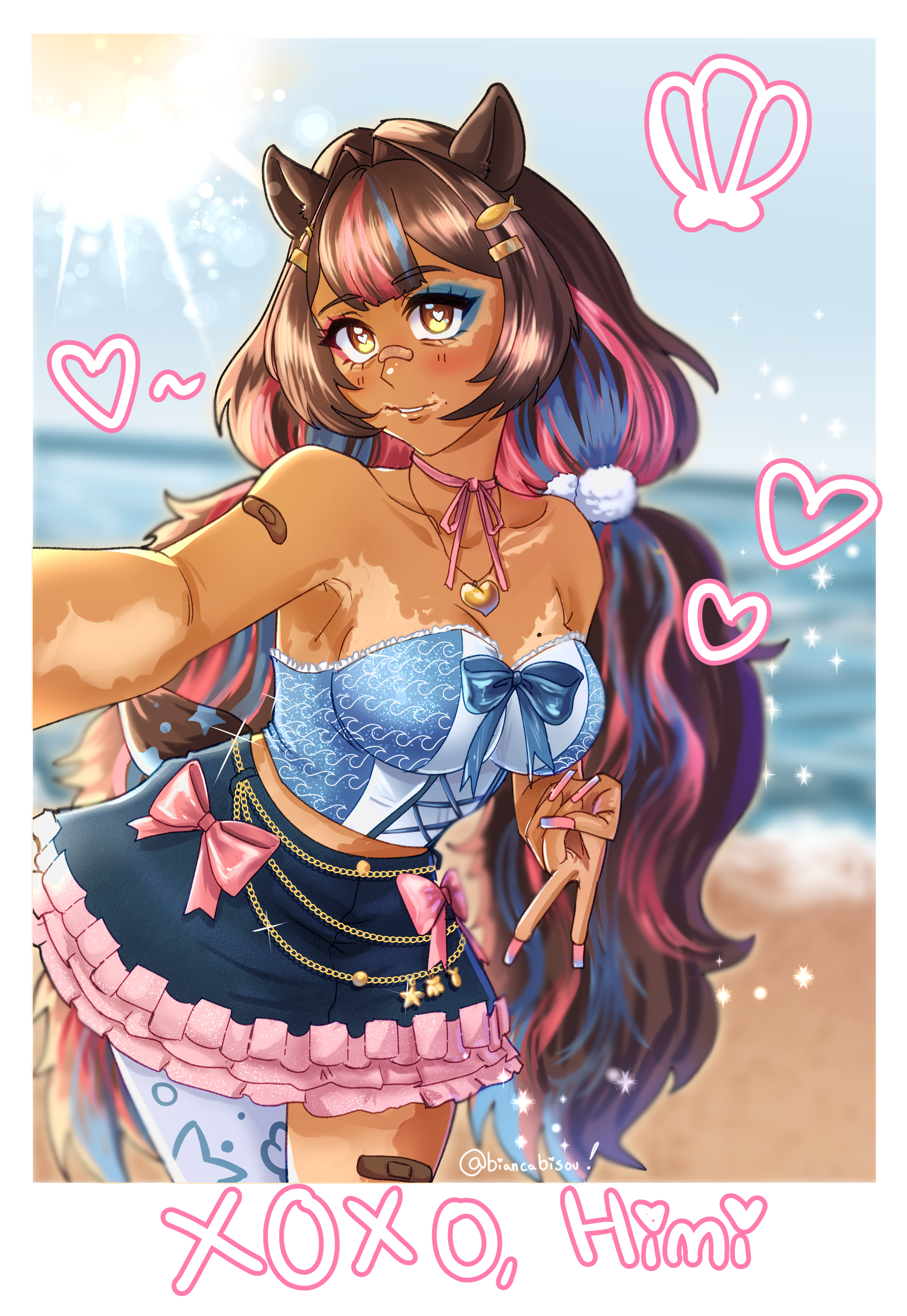 Beach Gyaru portfolio artwork