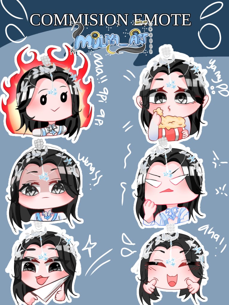 PFP EMOTICON CHIBI portfolio artwork