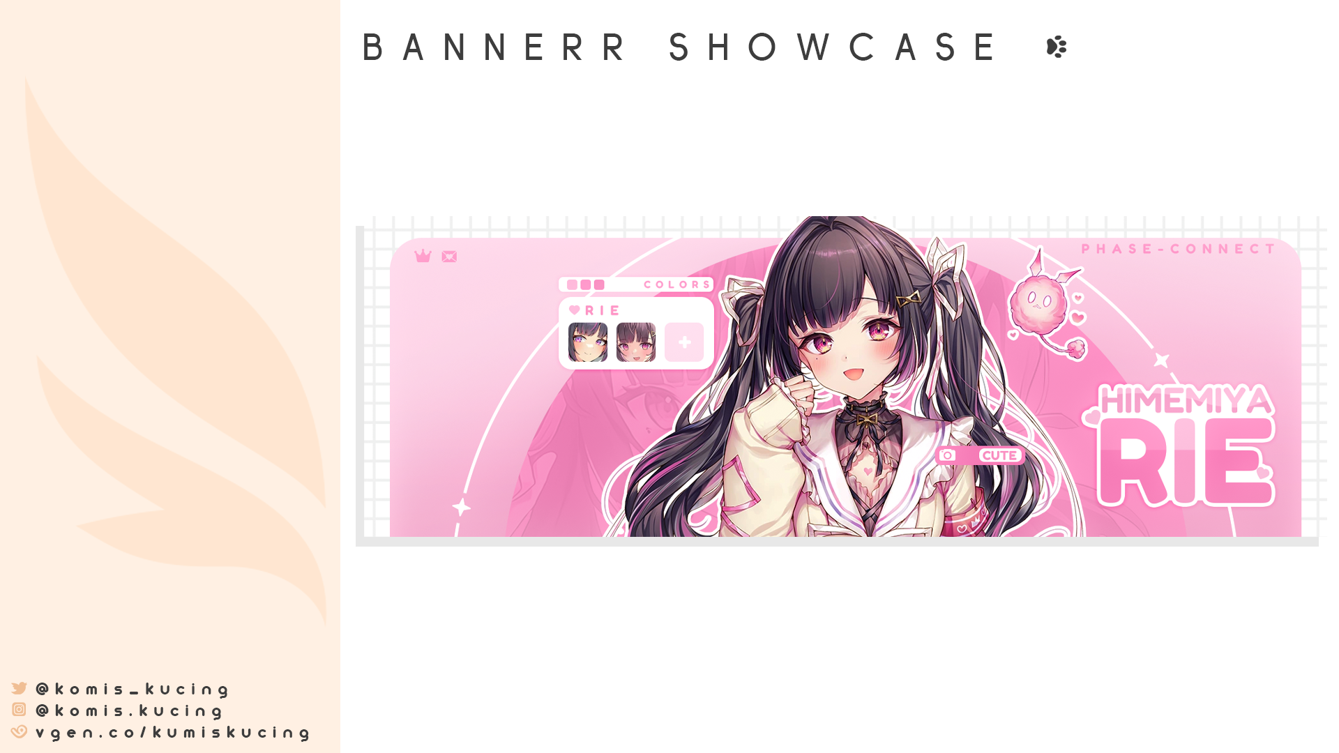 Himemiya Rie's Header portfolio artwork