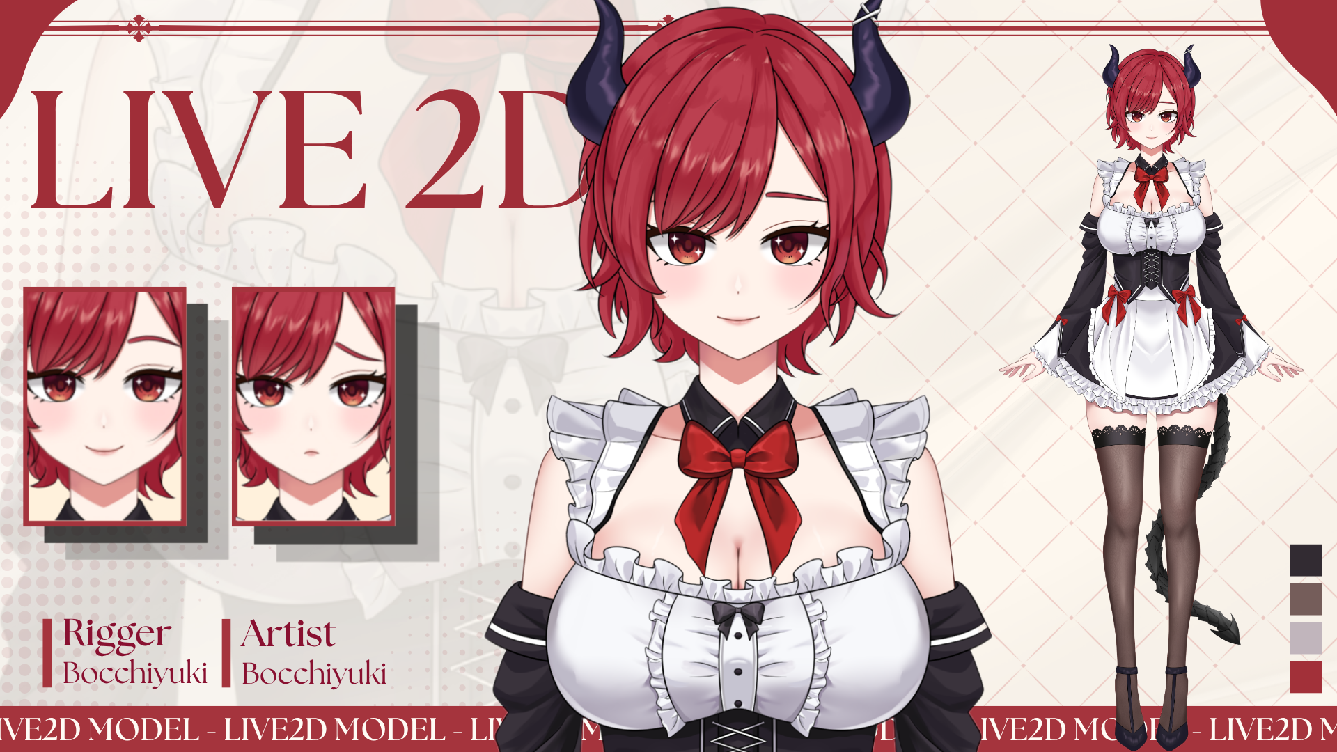 Bocchiyuki Live2D Model portfolio artwork