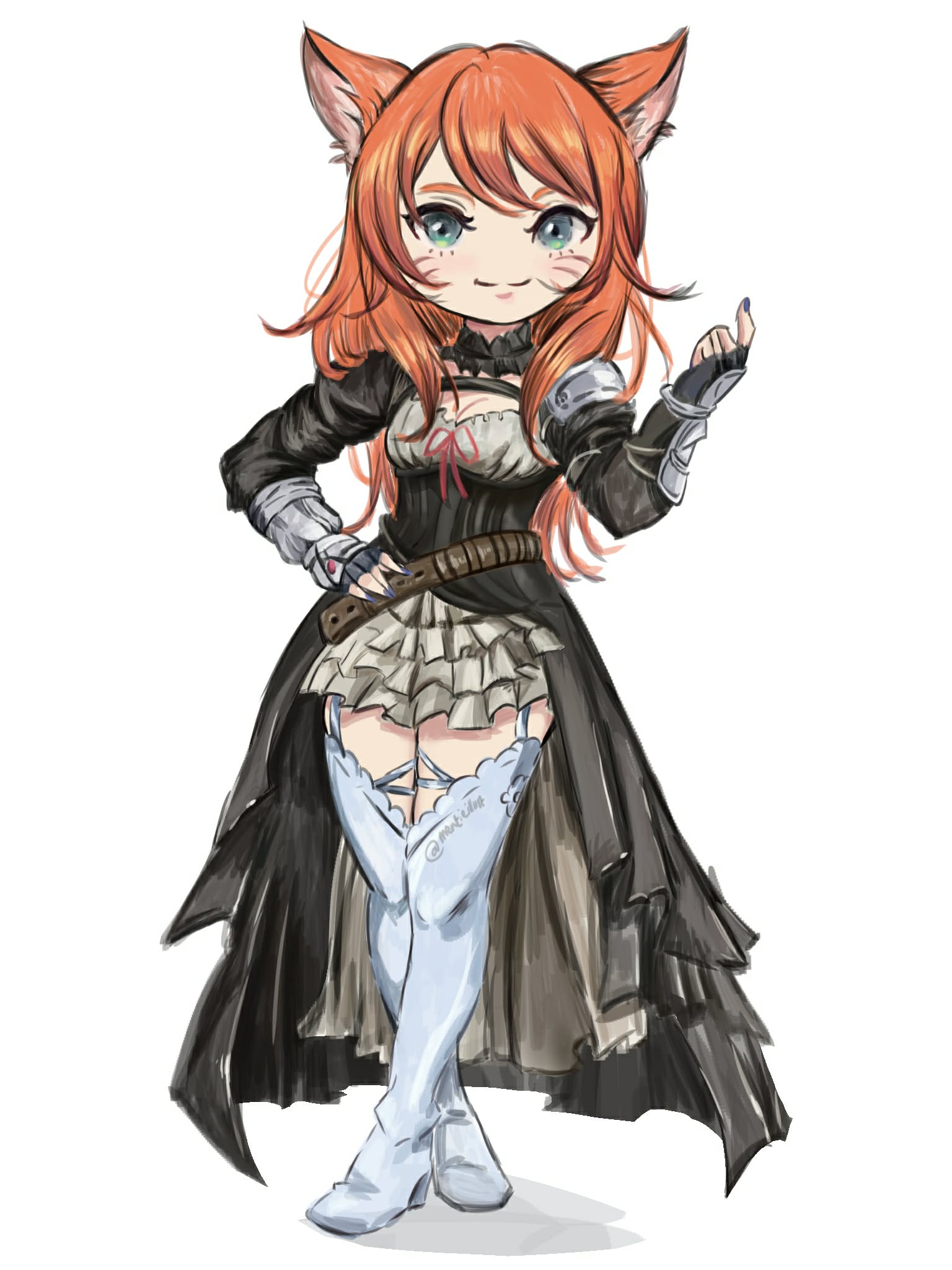 Ffxiv Commission Request🩵 portfolio artwork
