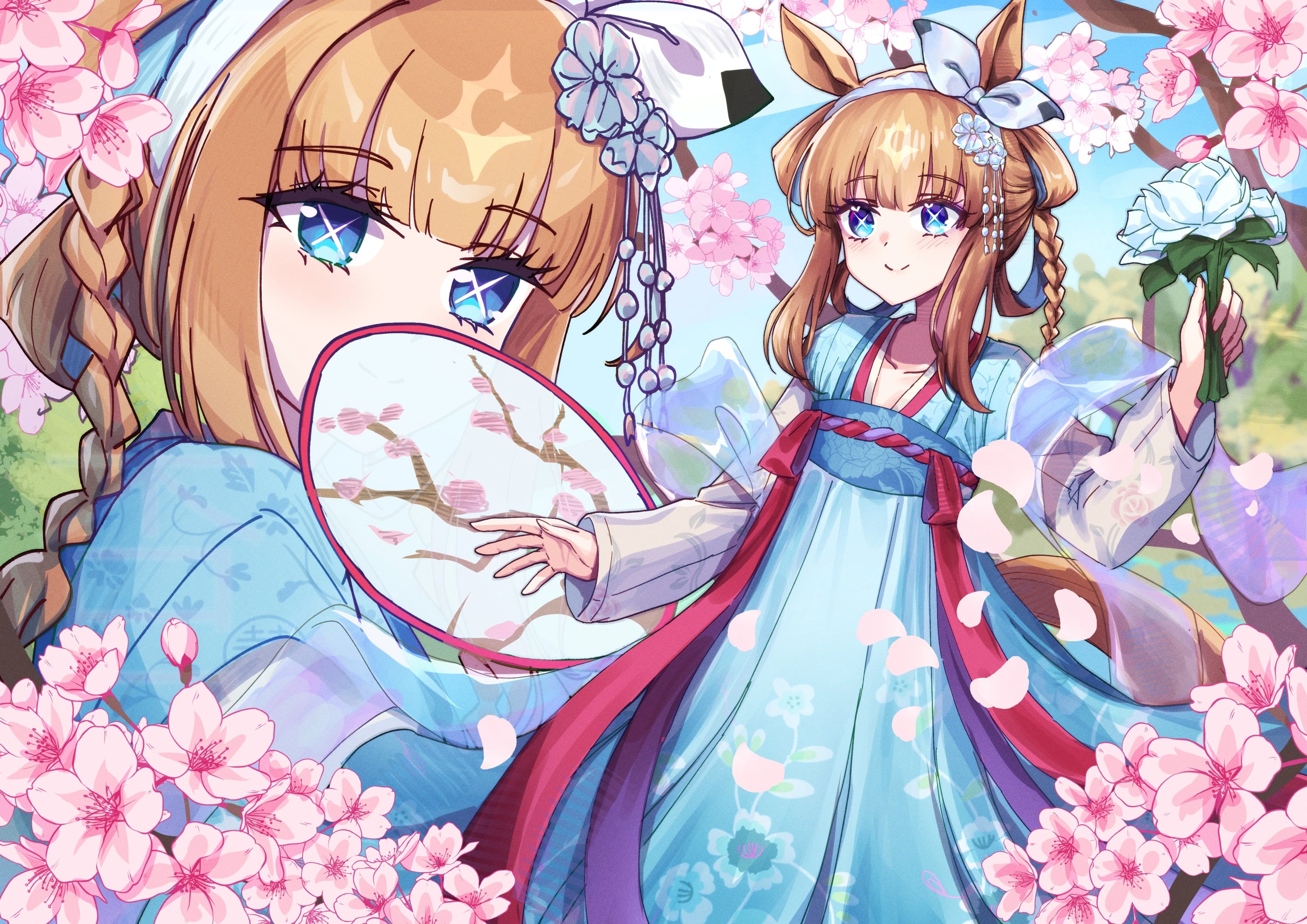 Almond Eye Uma musume (hanfu dress) portfolio artwork