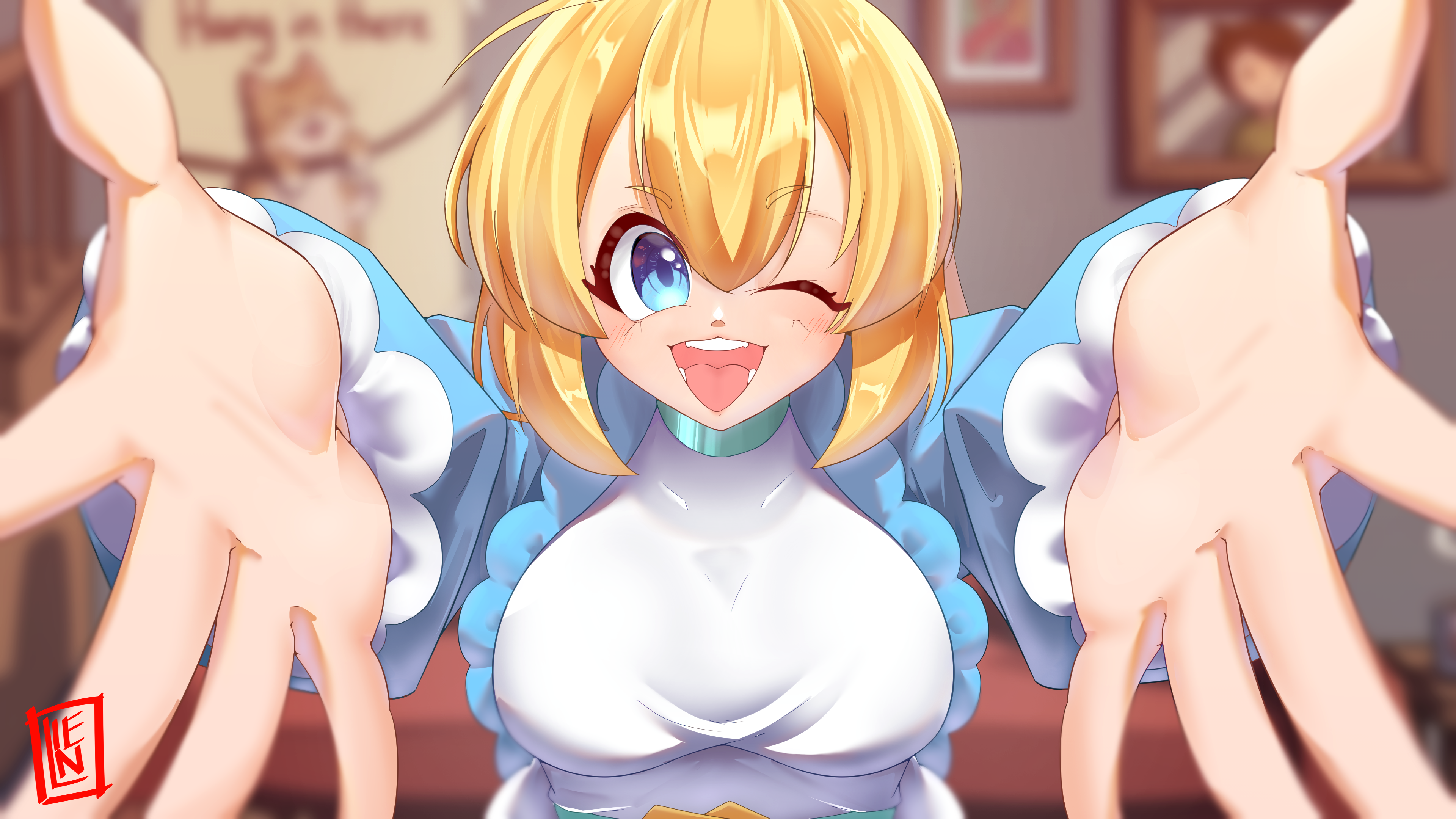 YCH Hugging Pose portfolio artwork