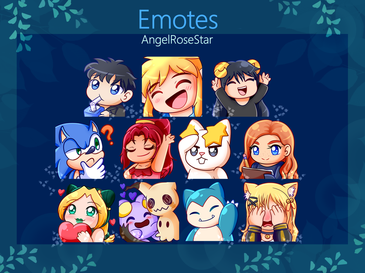 Emotes I made! portfolio artwork