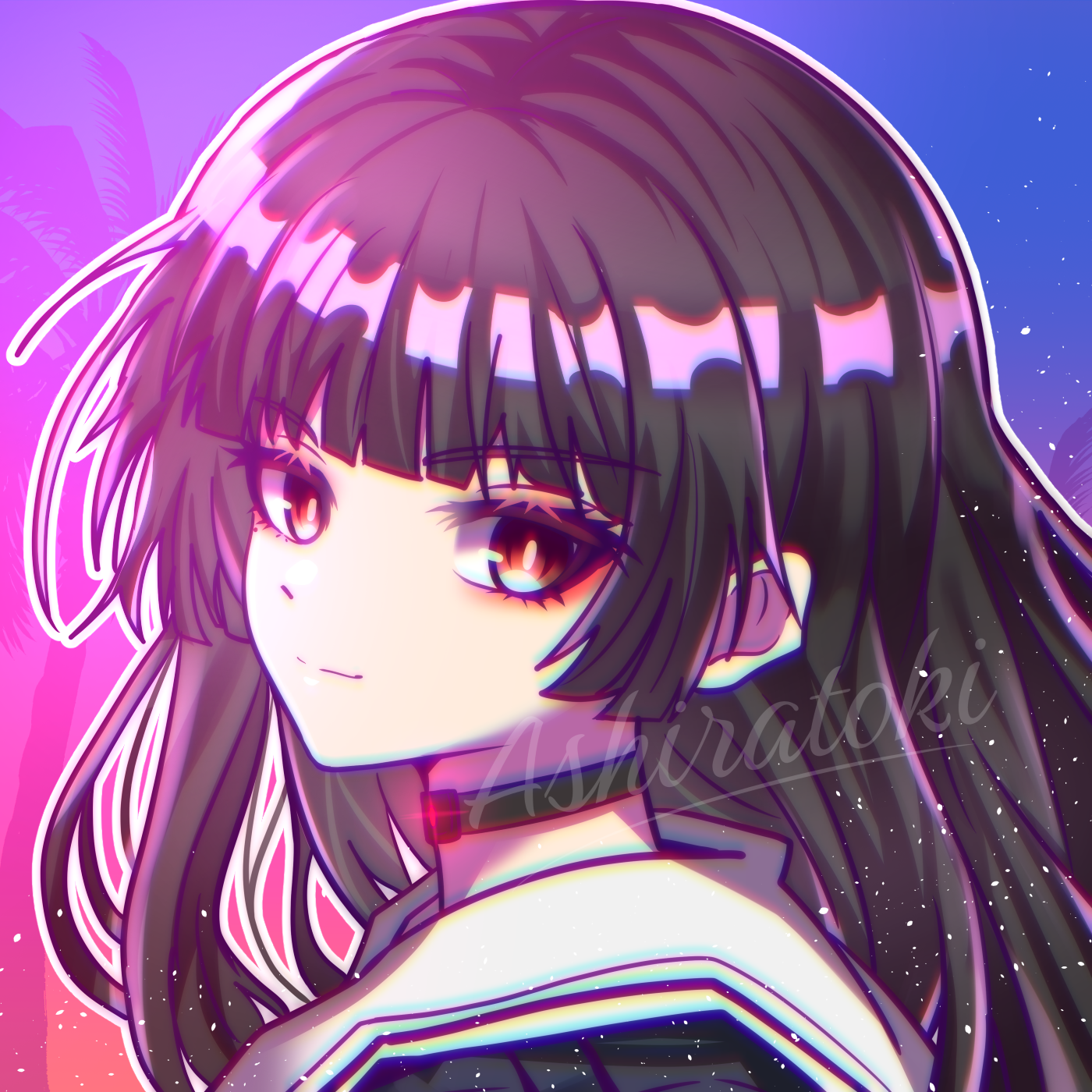 Chisa - Wuthering Waves - GTA 6 Inspired Icon portfolio artwork