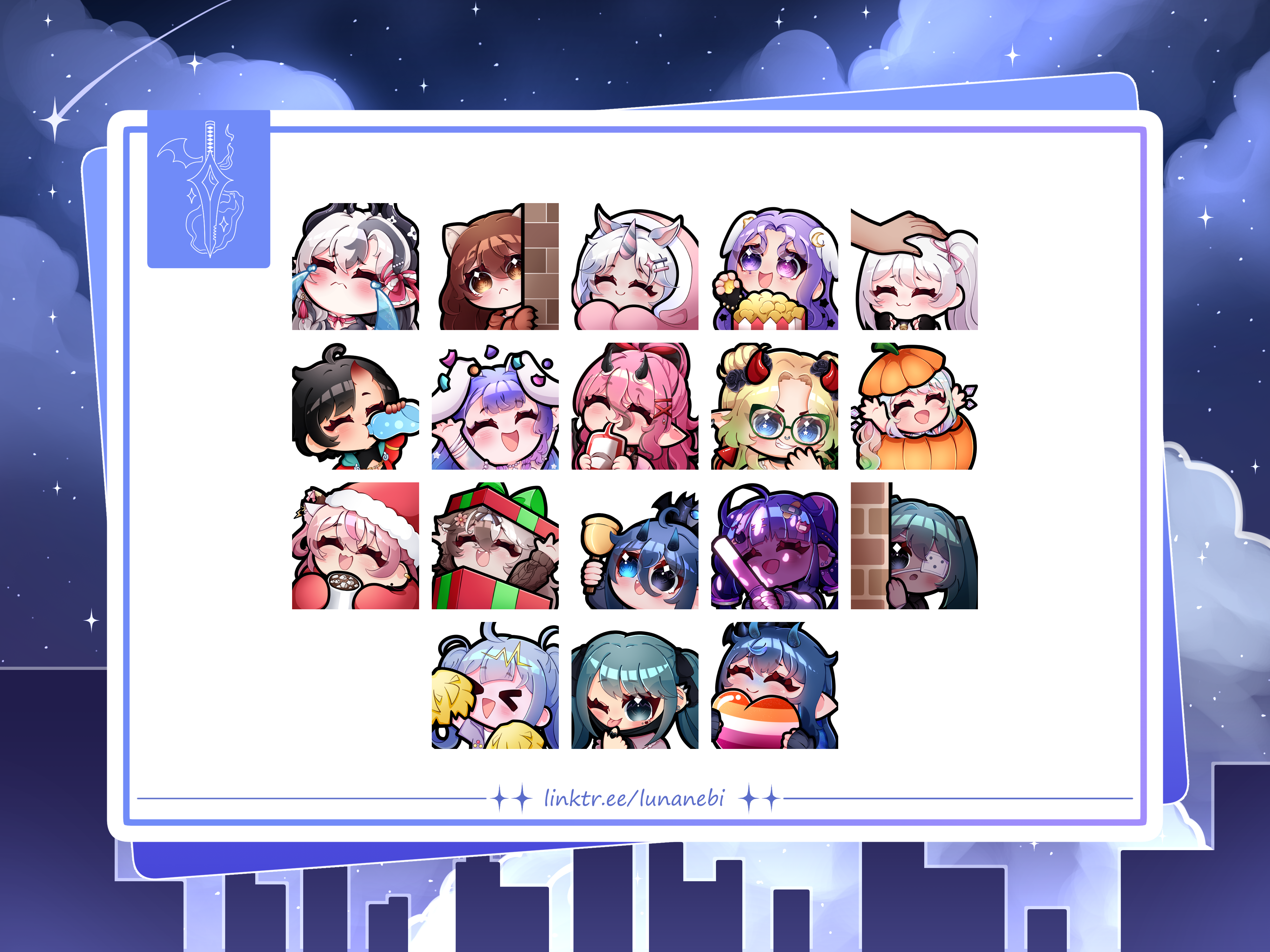 Custom Emotes portfolio artwork