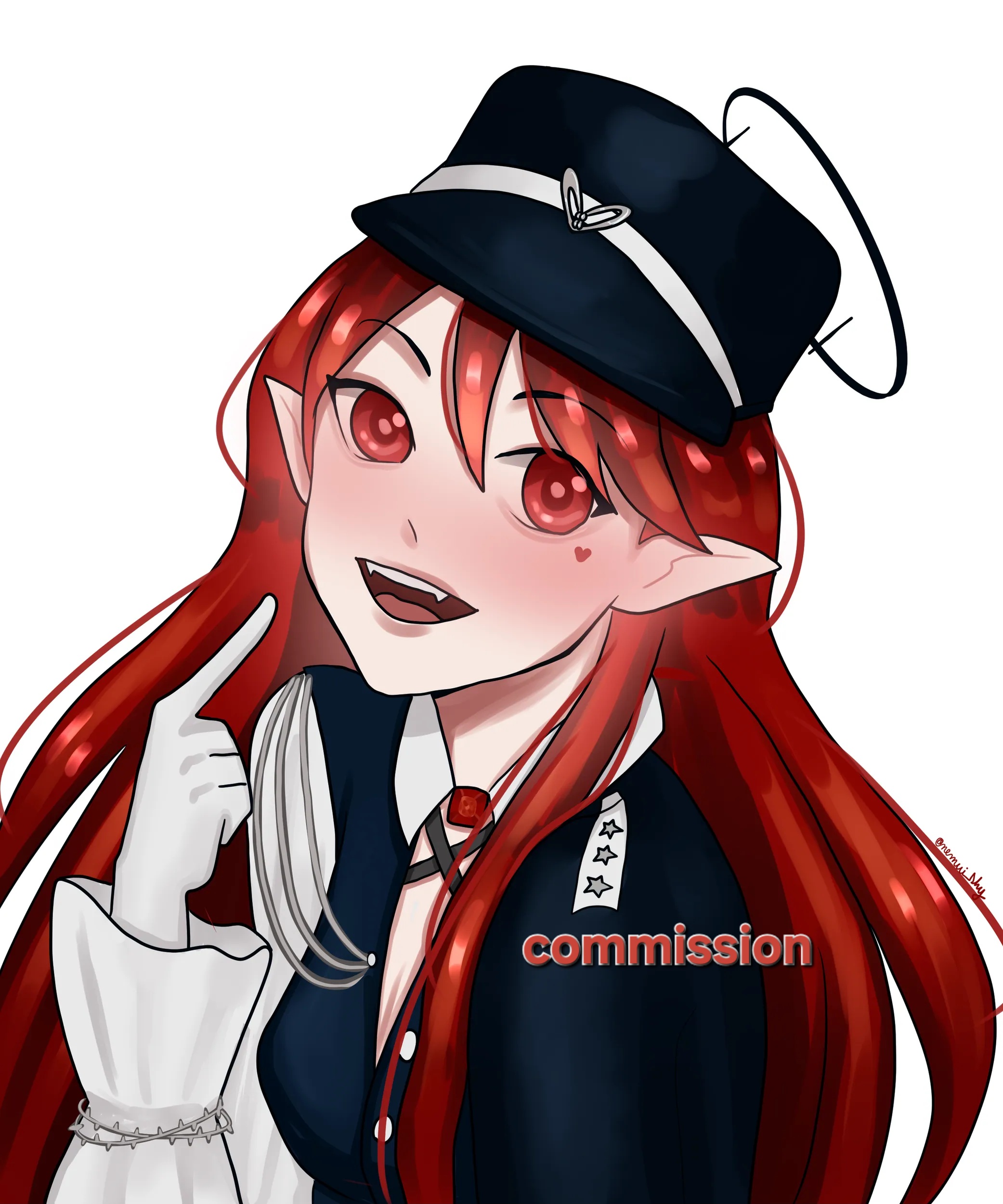 Anime bust portfolio artwork