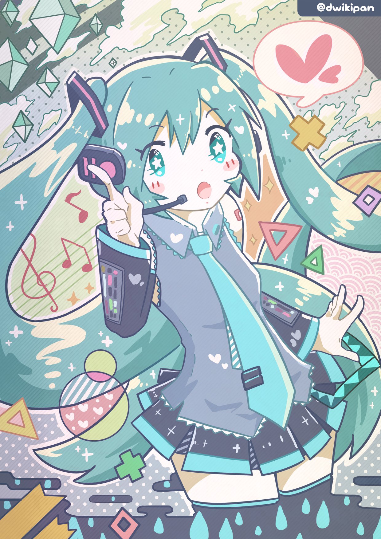 Hatsune Miku fanart portfolio artwork