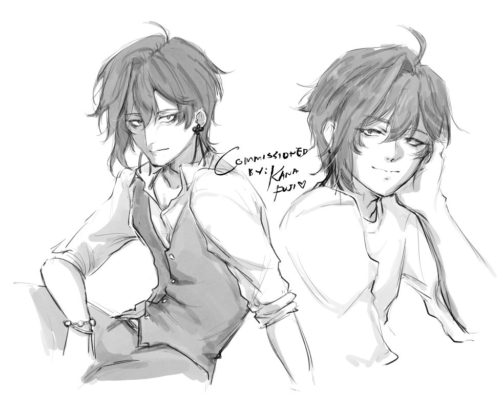 10usd Sketch Comm Haku TKDB portfolio artwork