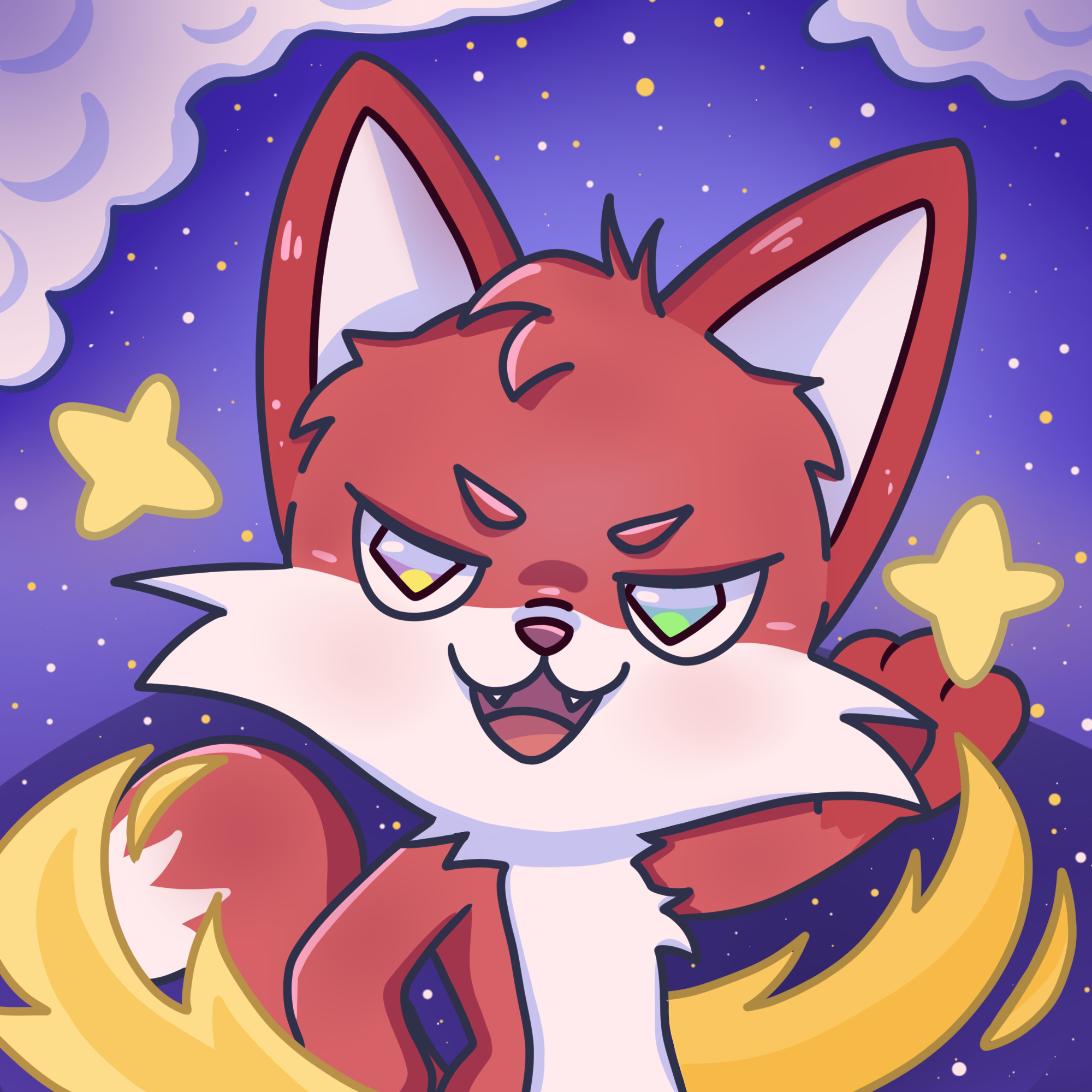 🌠 Unleash the Fox Power of the Stars! 🦊⭐ portfolio artwork