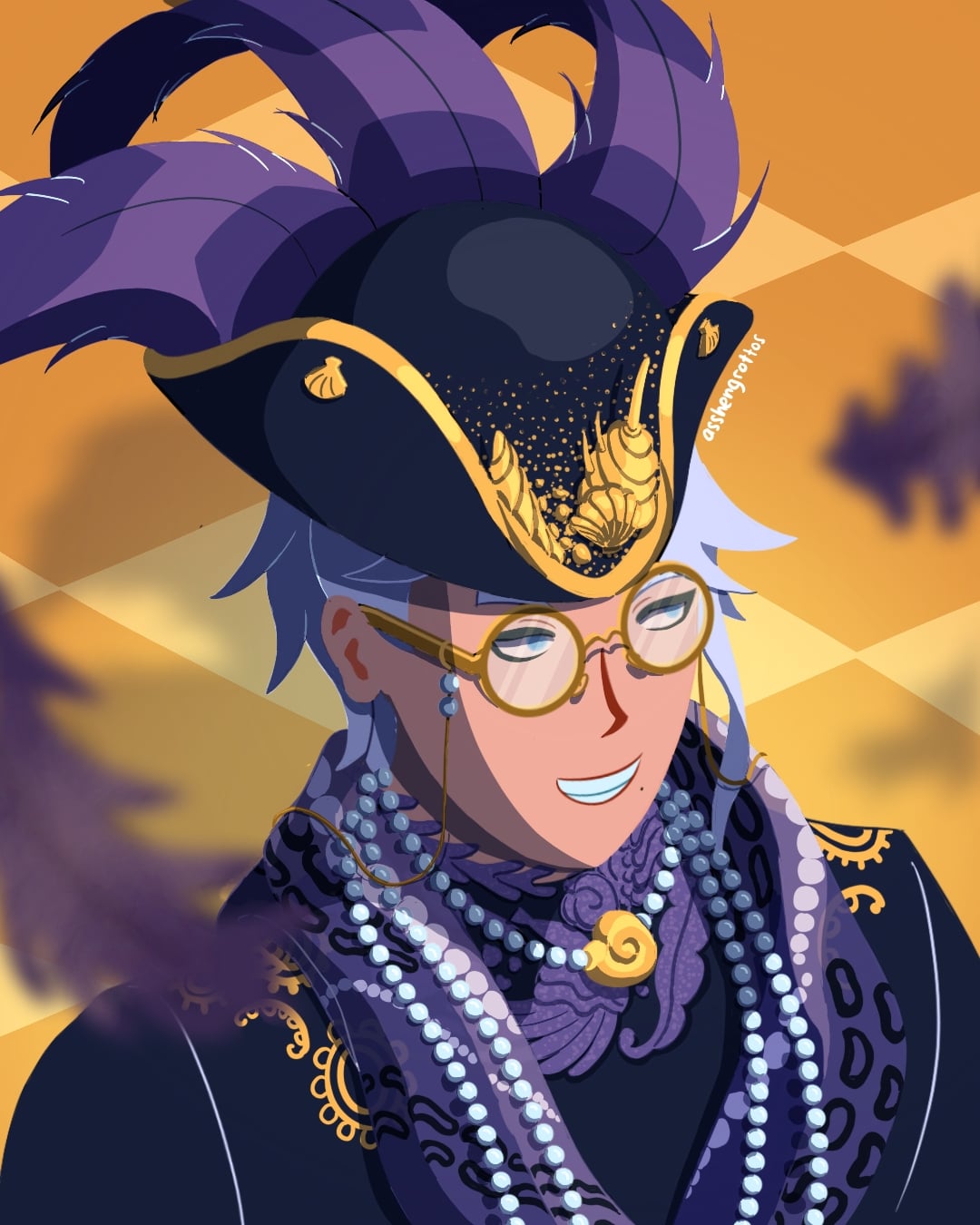 Glorious Masquerade Azul Ashengrotto portfolio artwork